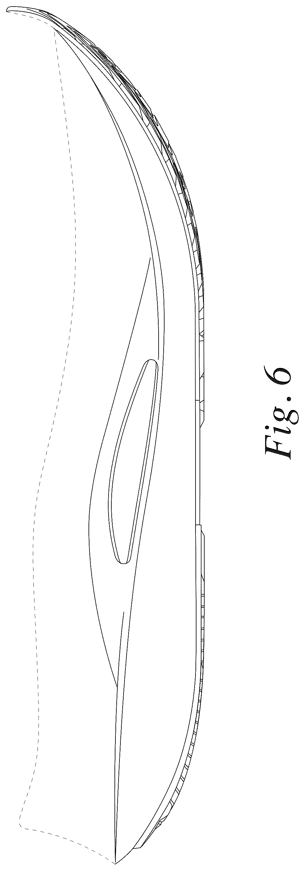 Patent USD1044239 Figure 6 – Footwear sole