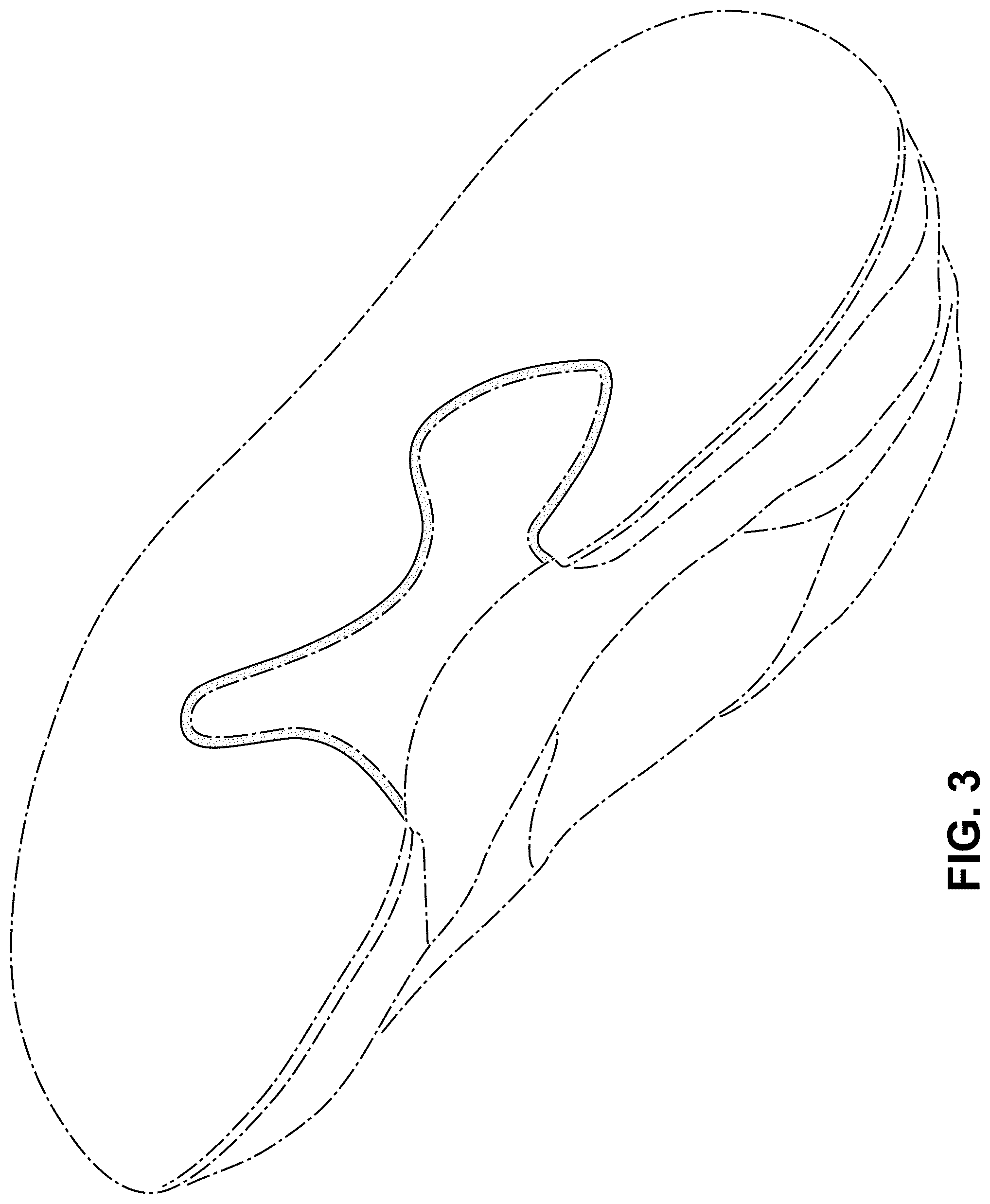 Patent USD1044240 Figure 3 – Shoe