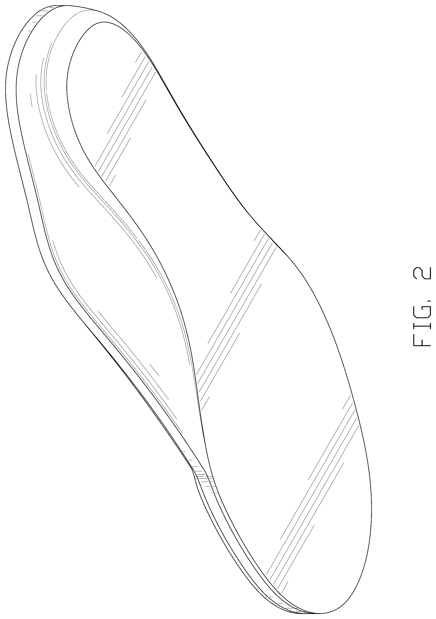 Patent USD1044244 Figure 2 – Insole