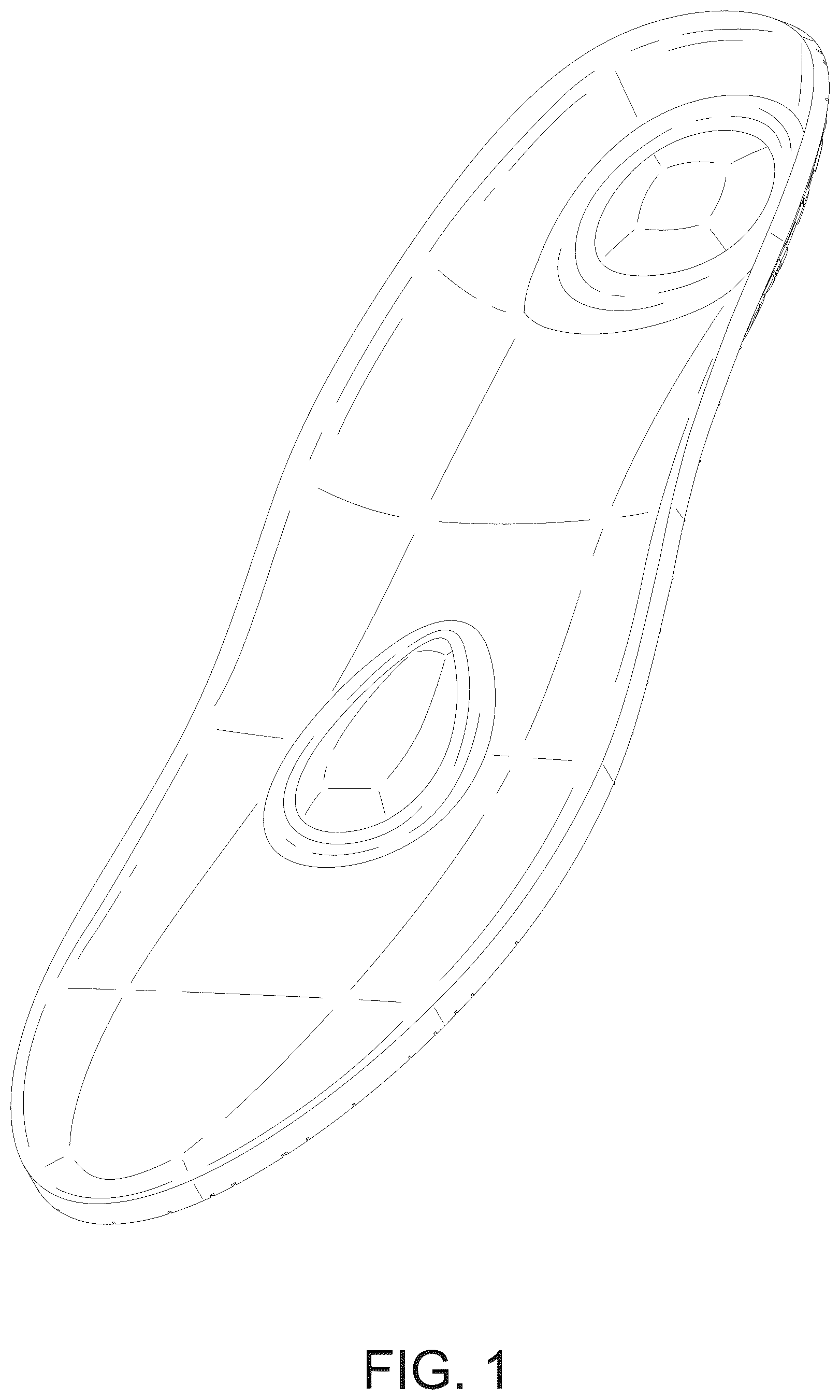 Patent USD1044245 Figure 1 – Insole