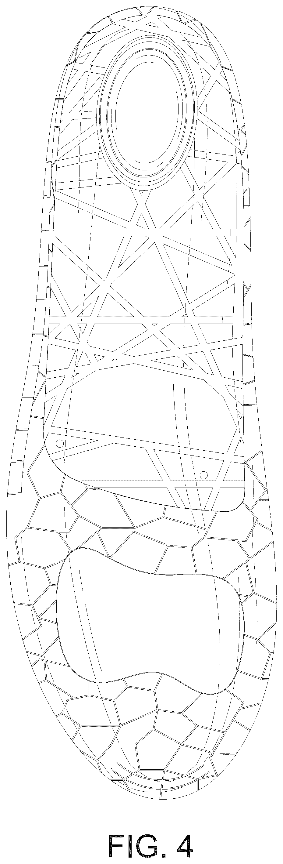 Patent USD1044245 Figure 4 – Insole