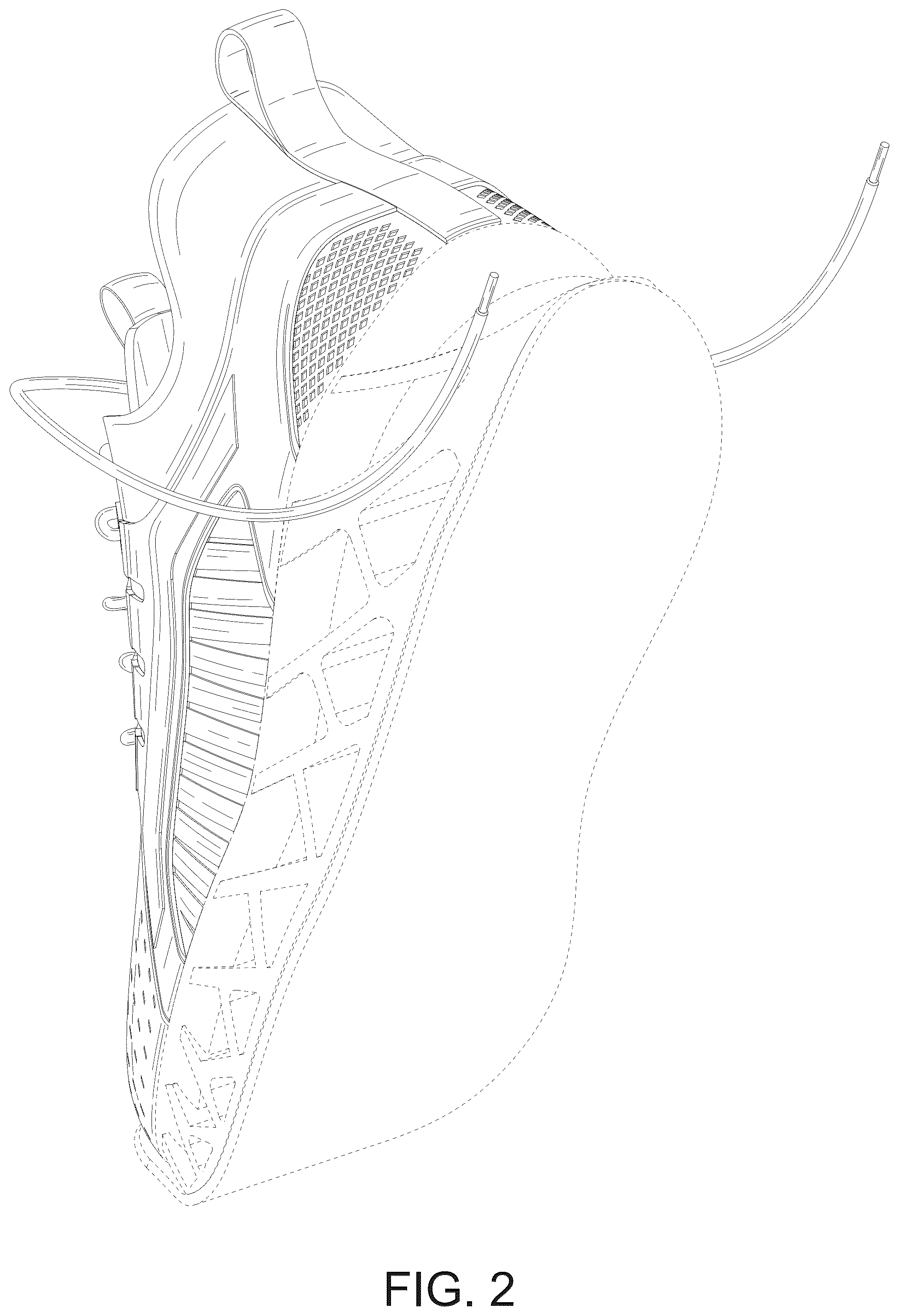Patent USD1044246 Figure 2 – Shoe