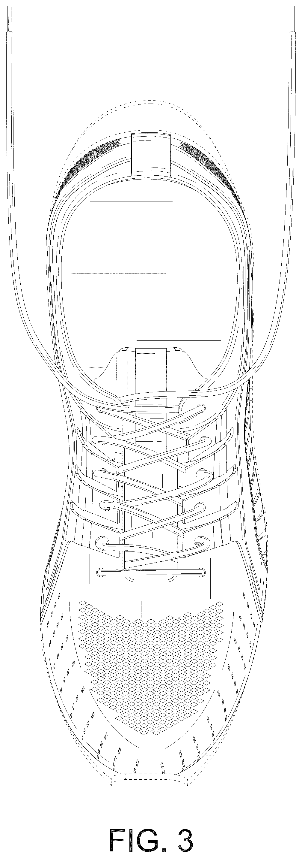 Patent USD1044246 Figure 3 – Shoe
