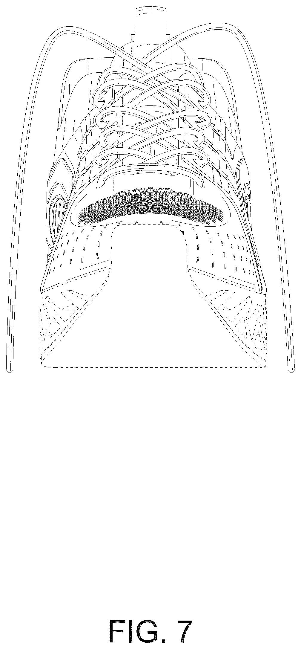 Patent USD1044246 Figure 7 – Shoe