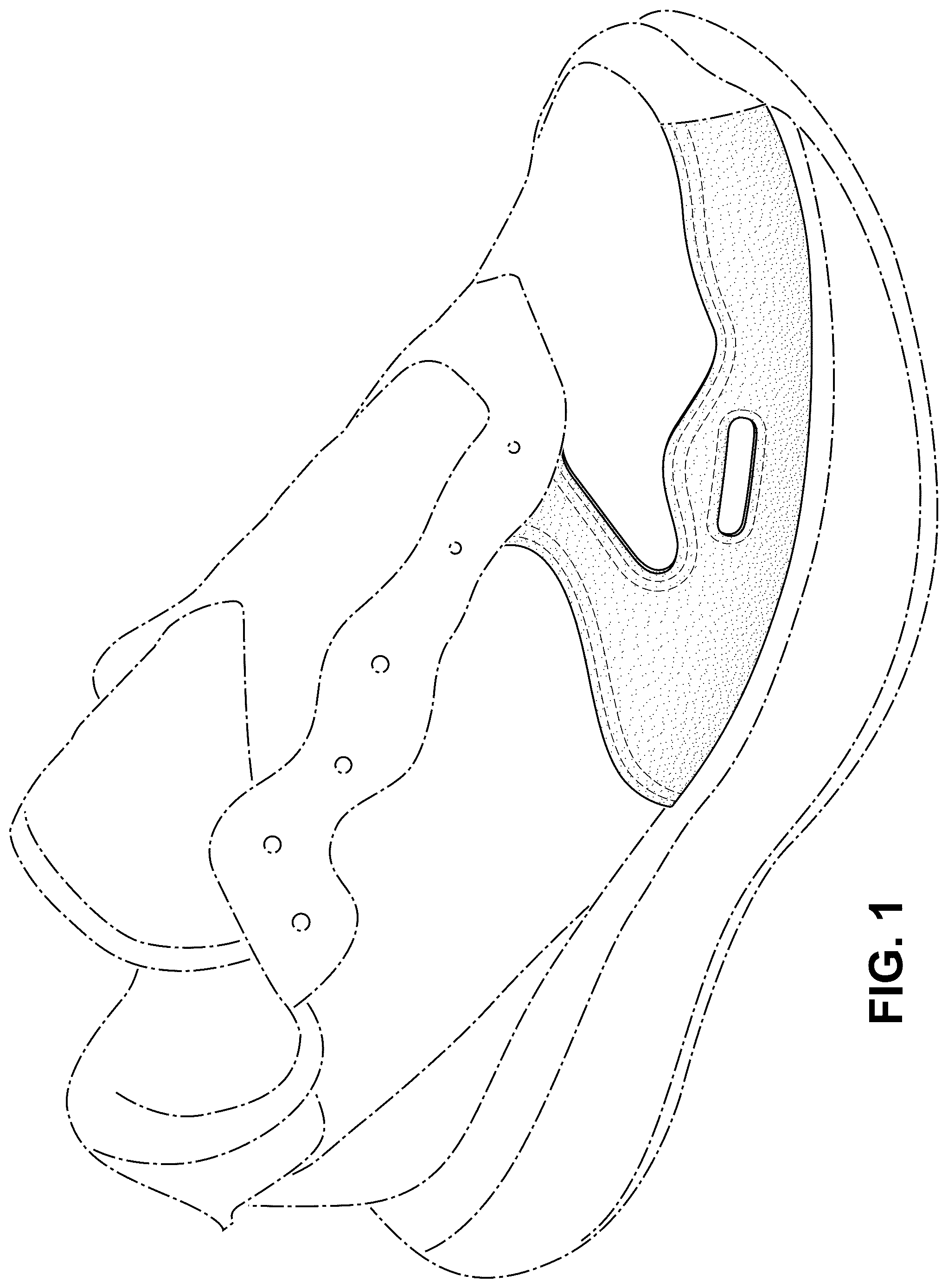 Patent USD1044247 Figure 1 – Shoe