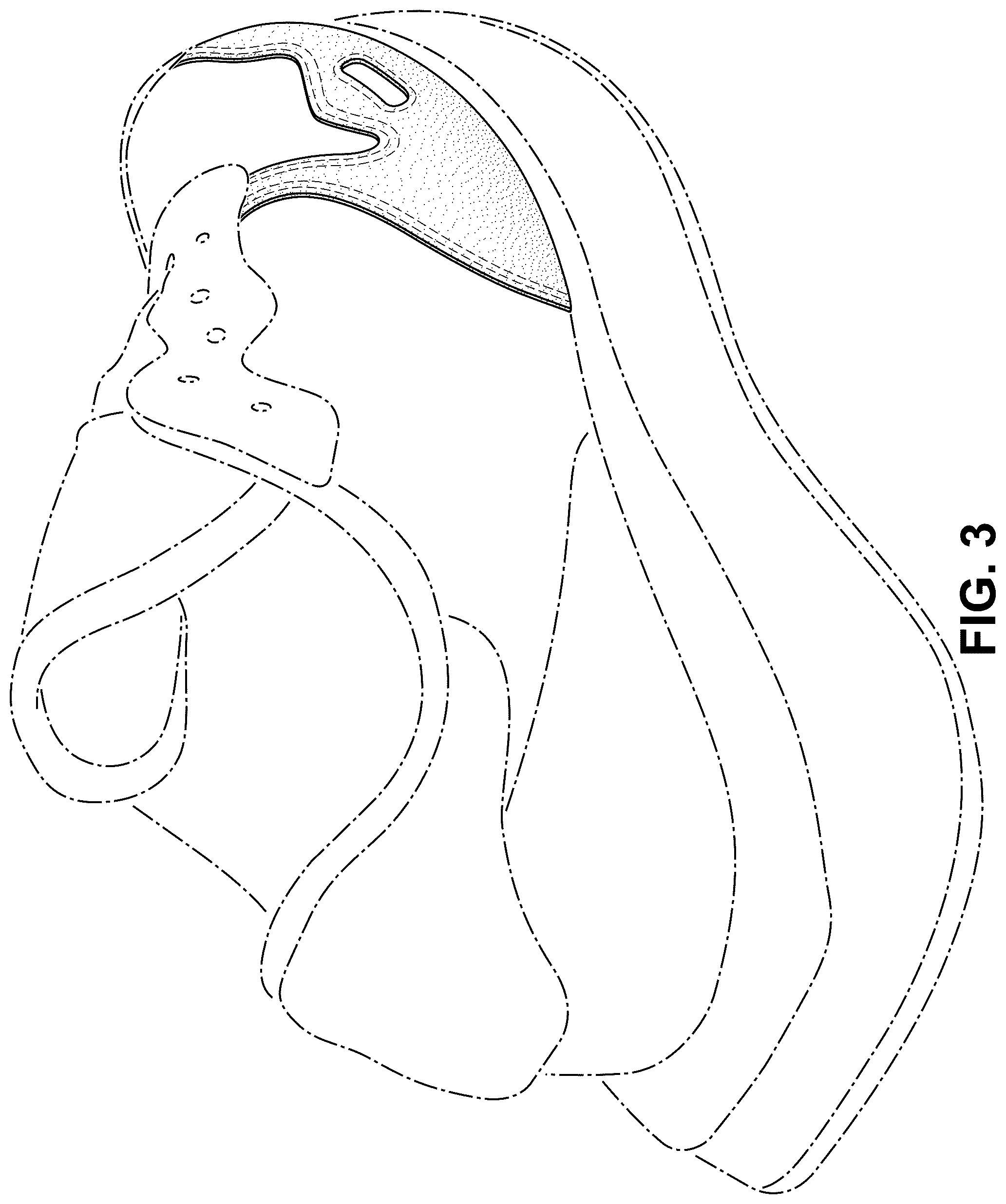 Patent USD1044247 Figure 3 – Shoe