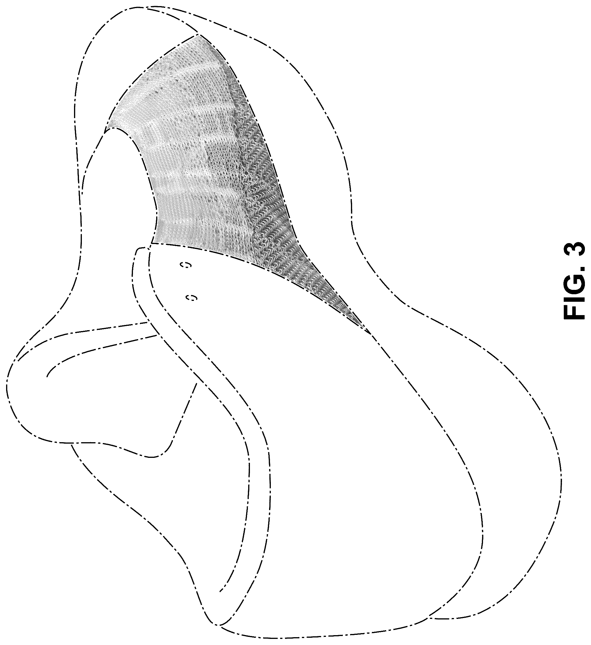Patent USD1044249 Figure 3 – Shoe