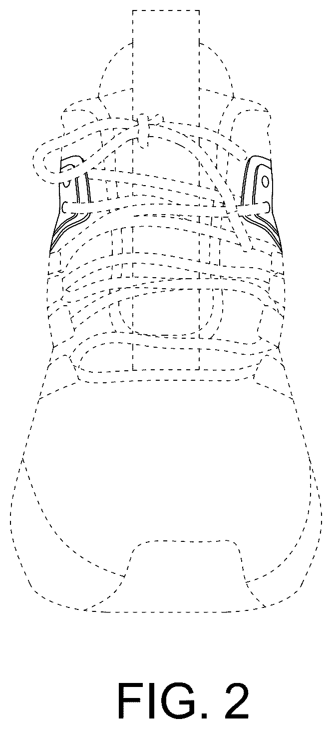 Patent USD1044250 Figure 2 – Shoe