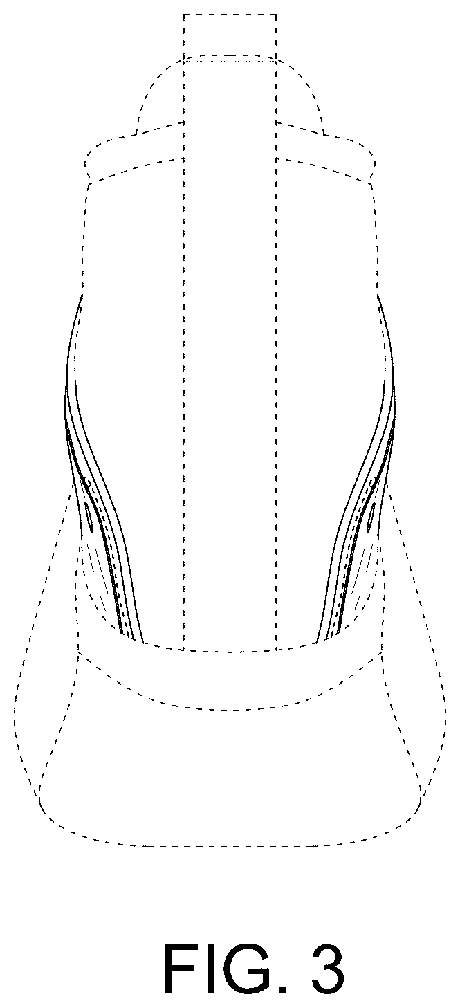 Patent USD1044250 Figure 3 – Shoe