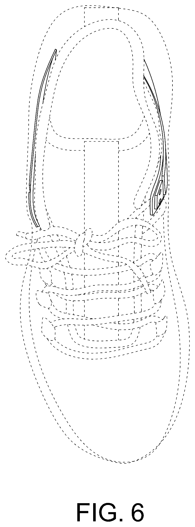 Patent USD1044250 Figure 6 – Shoe