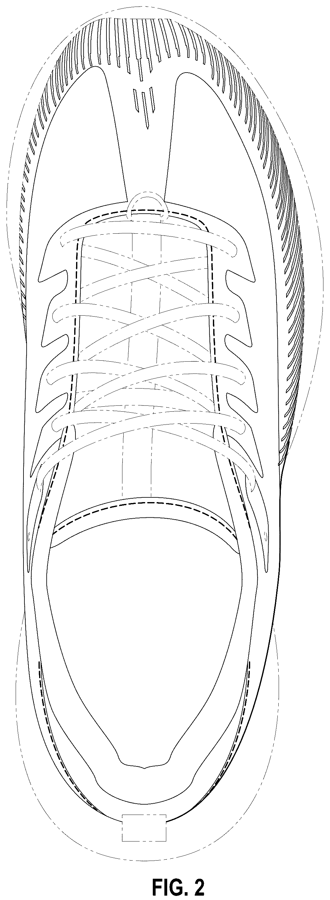 Patent USD1044251 Figure 2 – Footwear upper