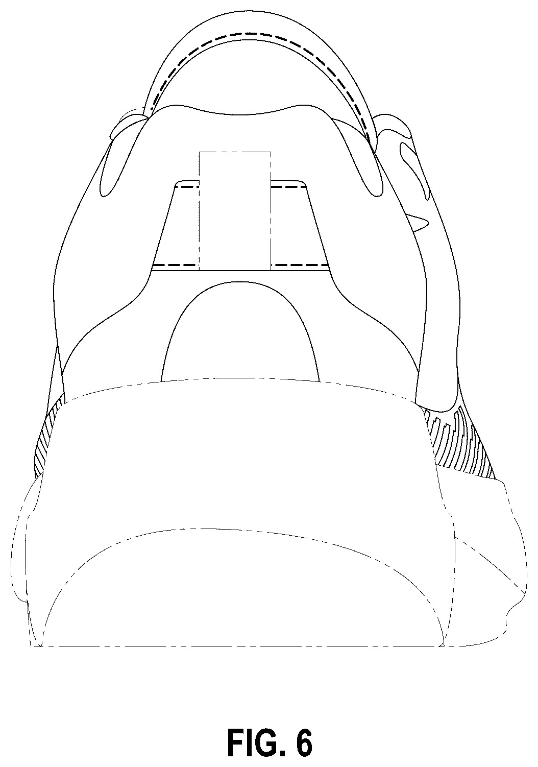 Patent USD1044251 Figure 6 – Footwear upper