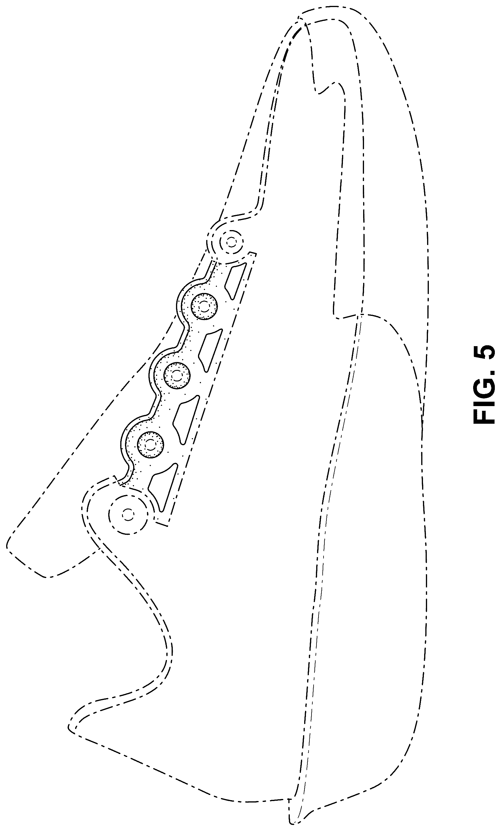 Patent USD1044252 Figure 5 – Shoe