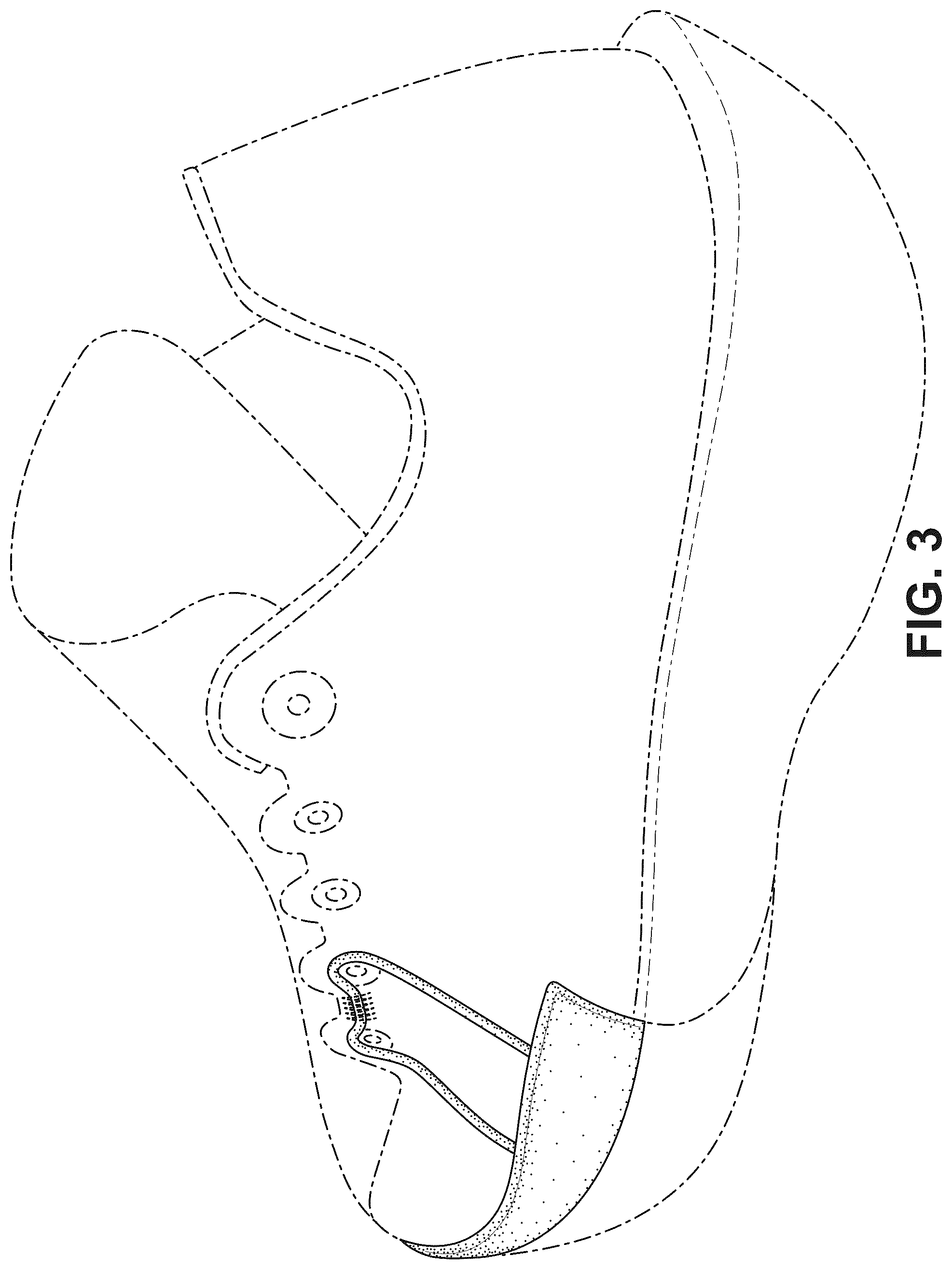 Patent USD1044253 Figure 3 – Shoe