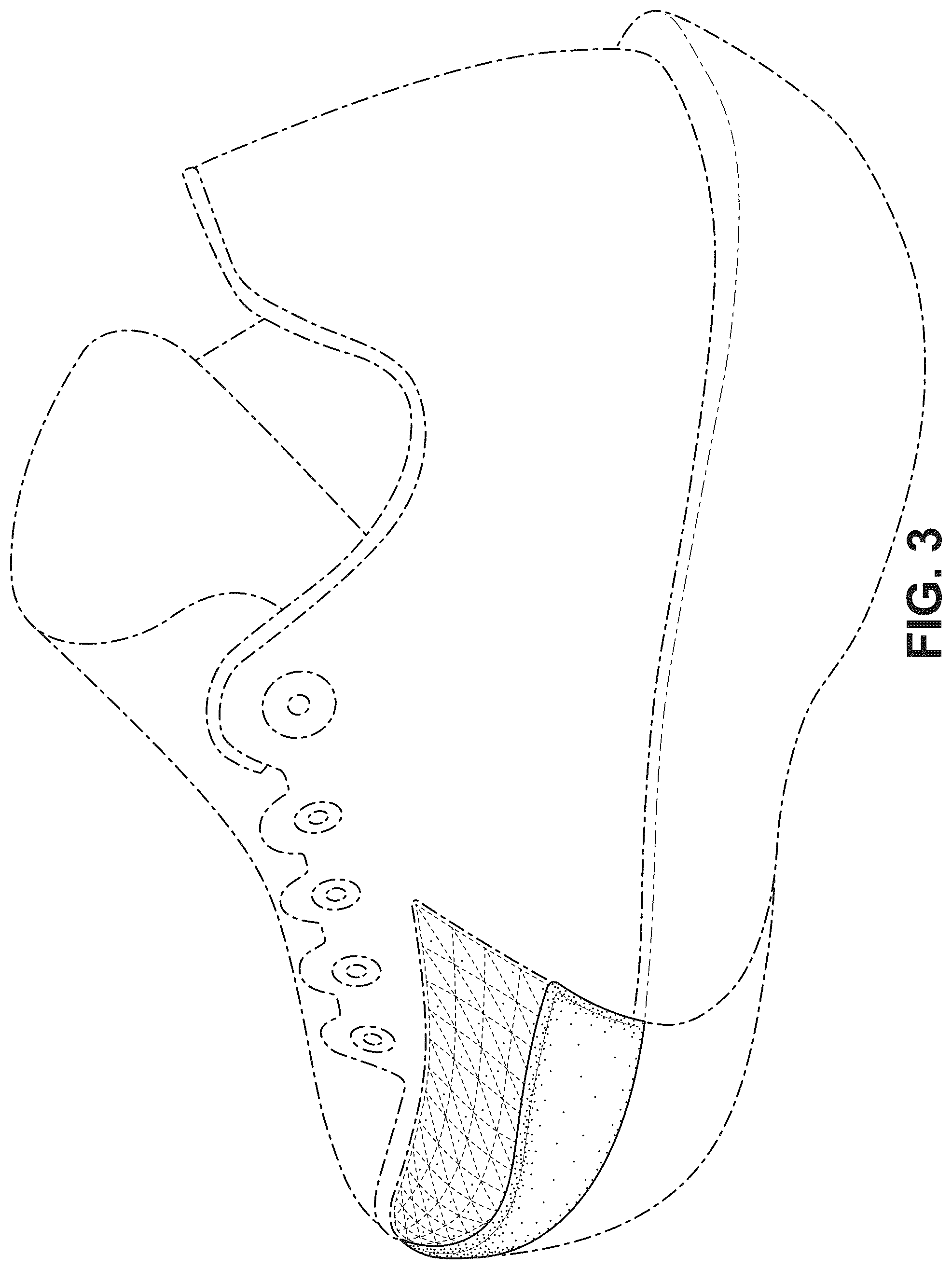 Patent USD1044254 Figure 3 – Shoe