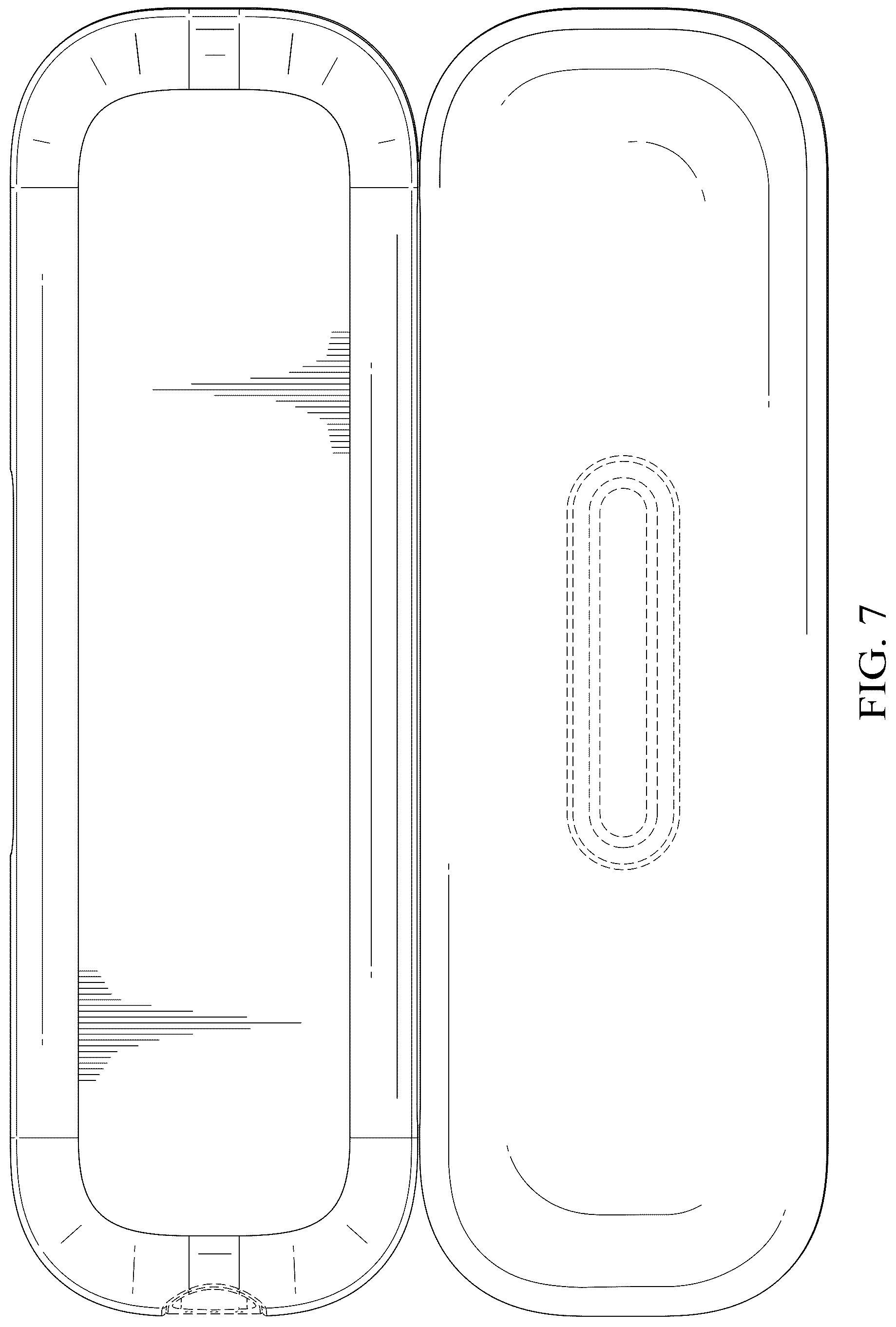 Patent USD1044261 Figure 5 – Case for a shaving razor