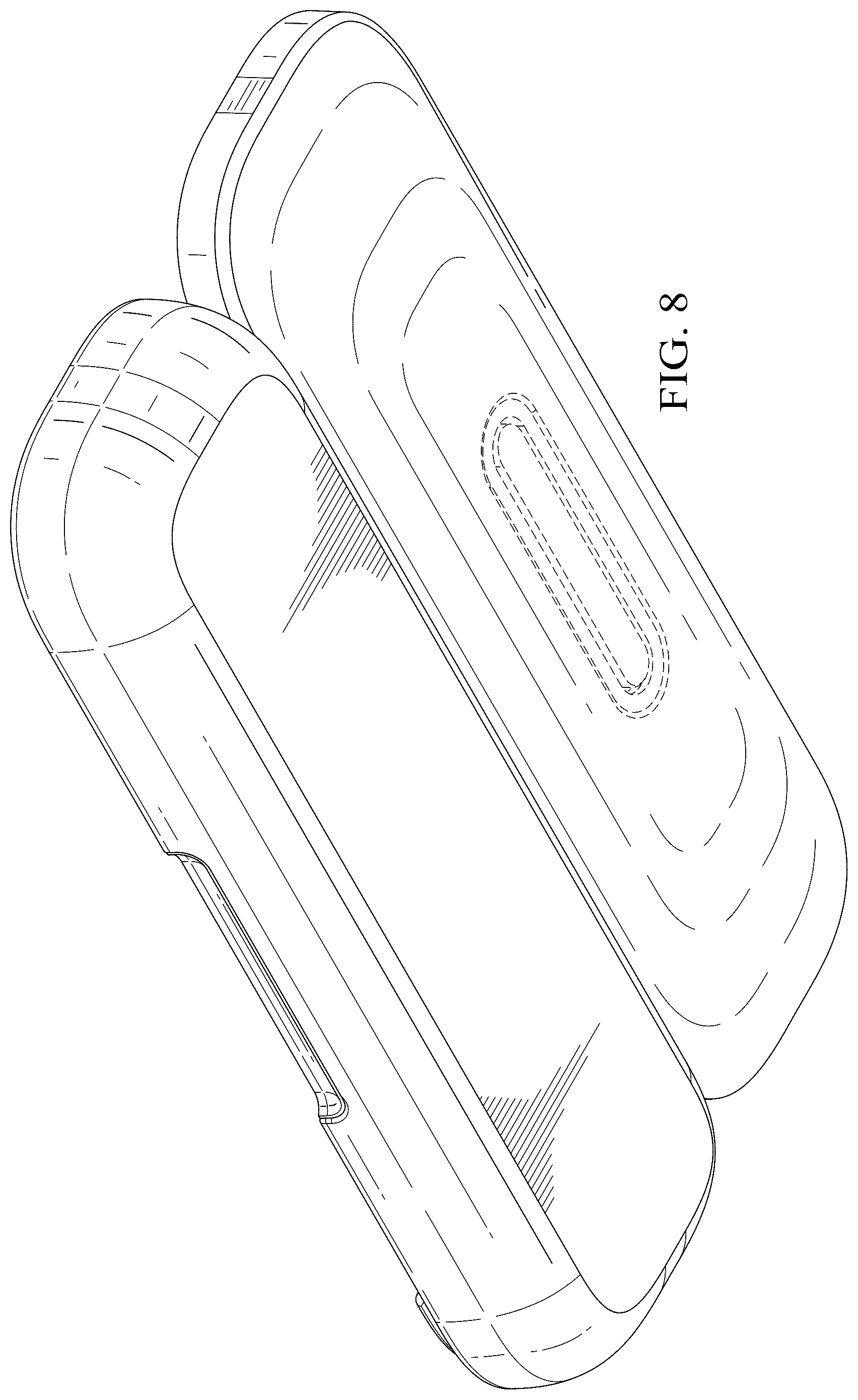 Patent USD1044261 Figure 6 – Case for a shaving razor