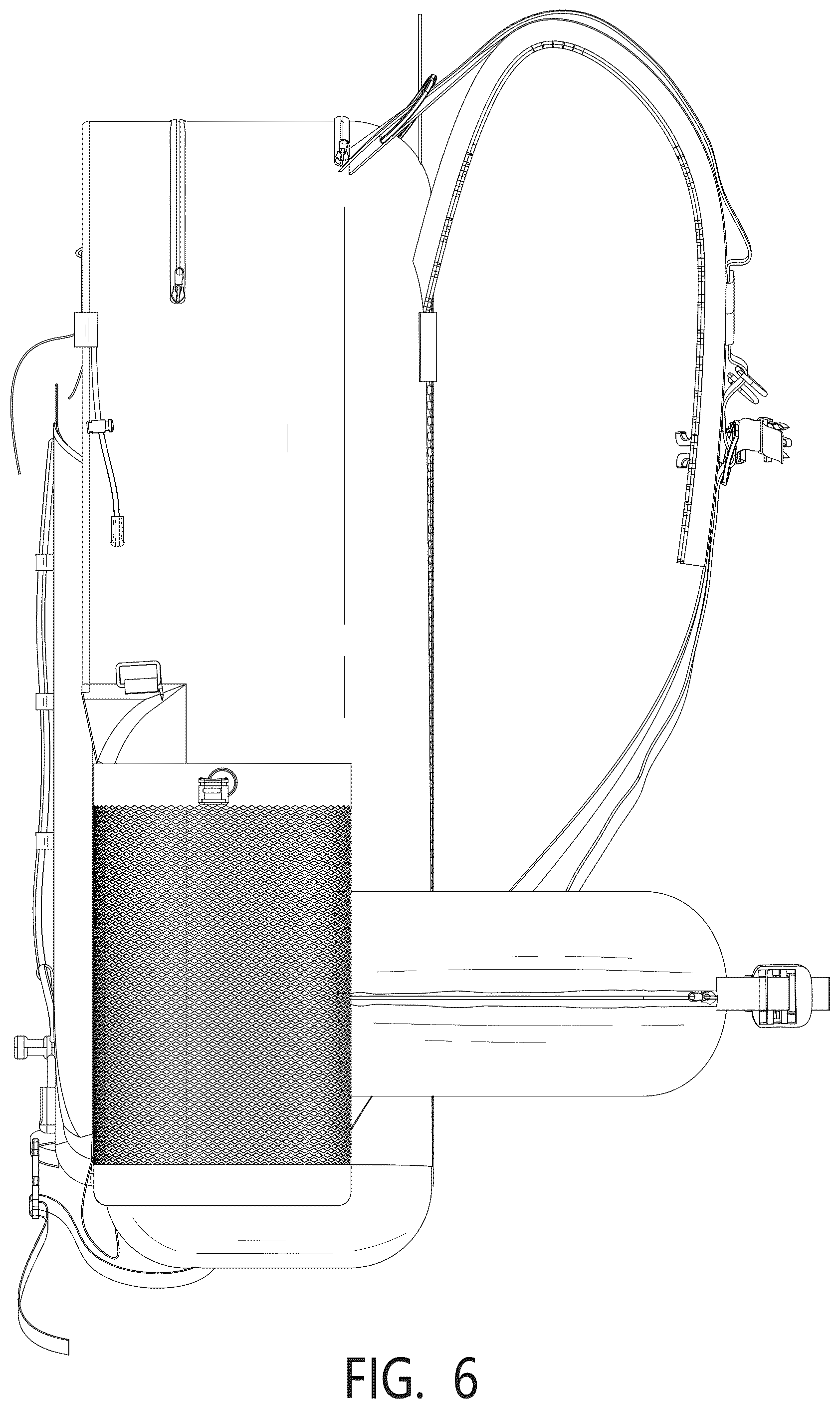 Patent USD1044263 Figure 6 – Hiking backpack