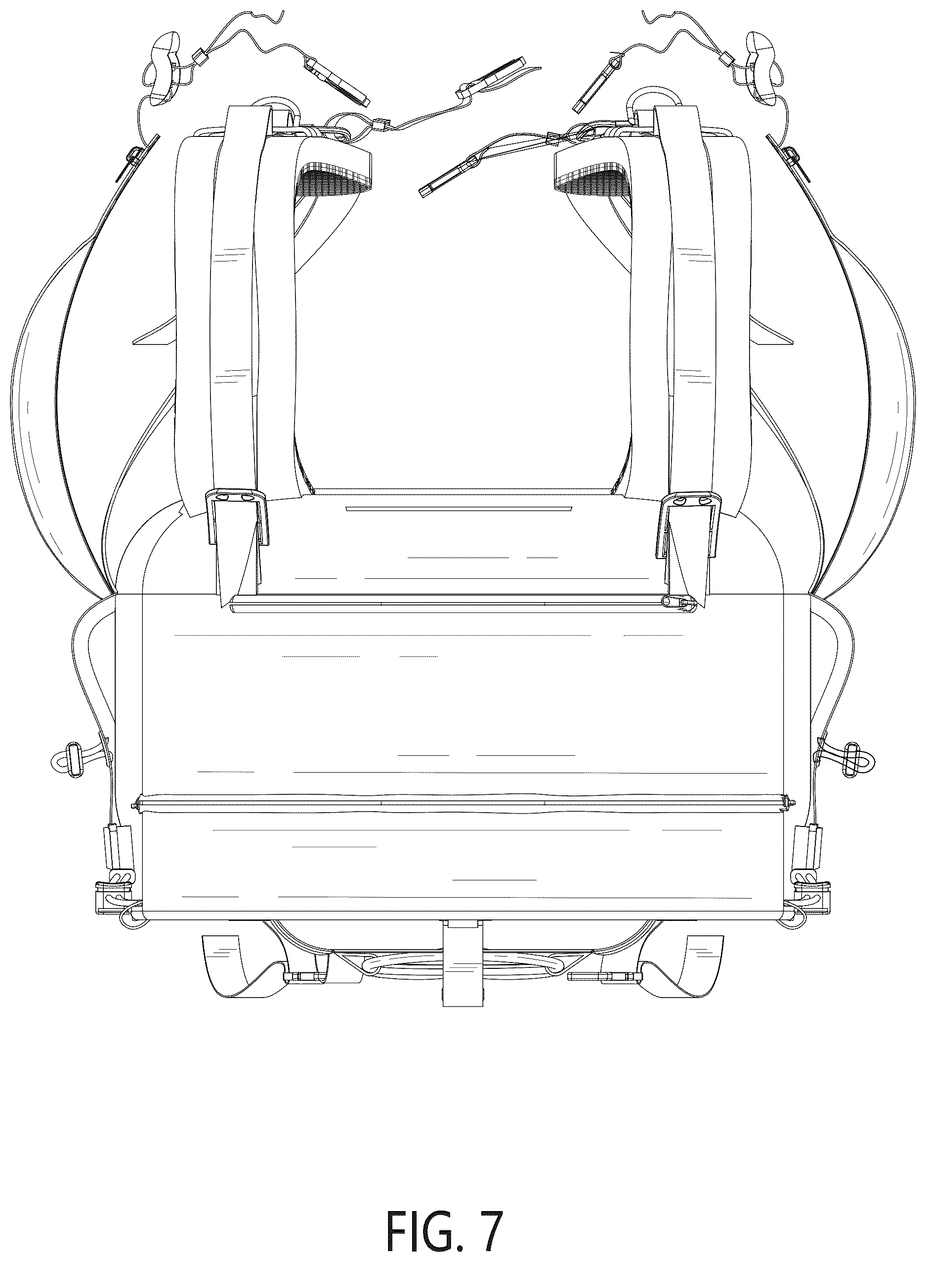 Patent USD1044263 Figure 7 – Hiking backpack