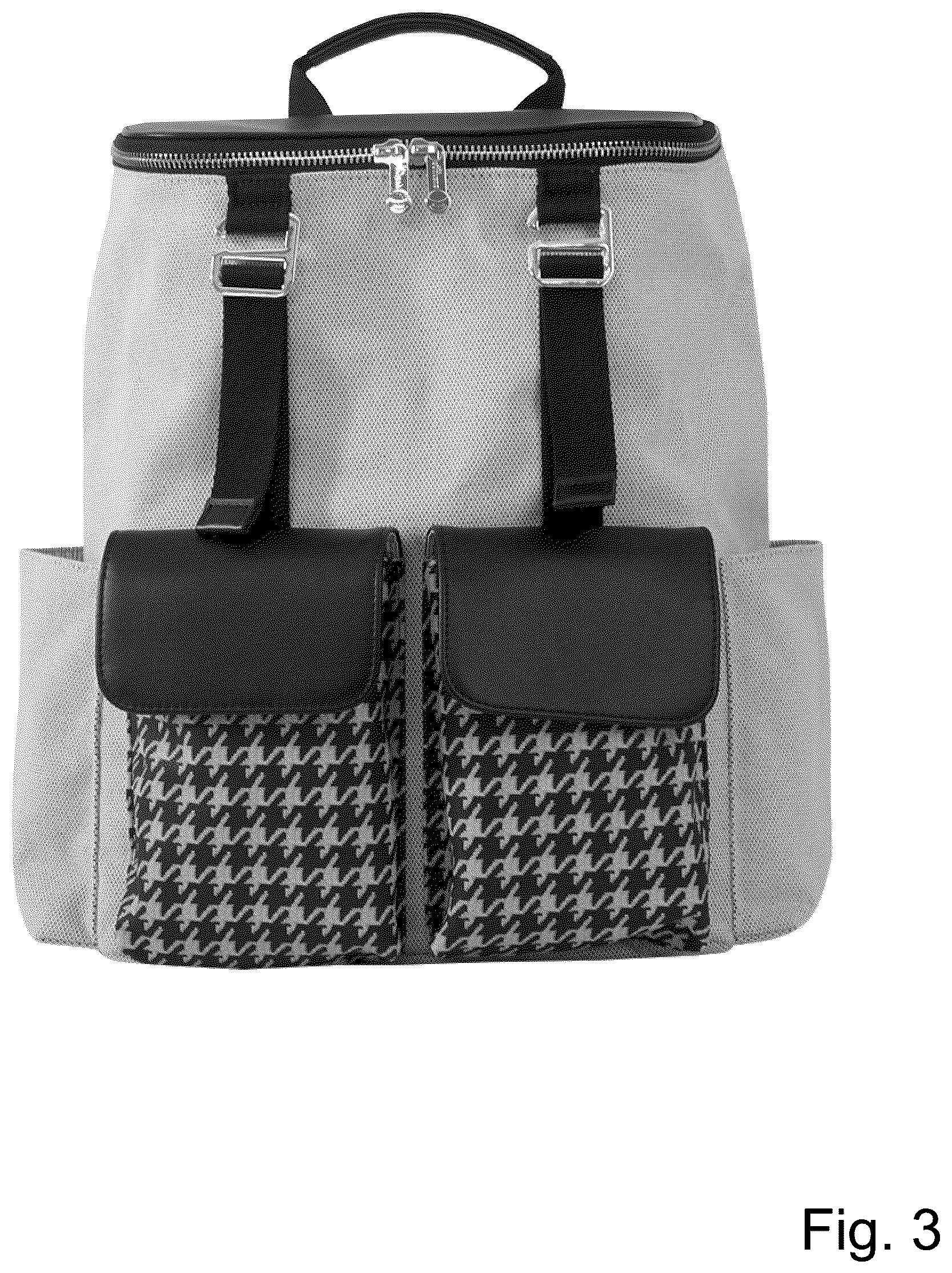 Patent USD1044264 Figure 3 – Backpack