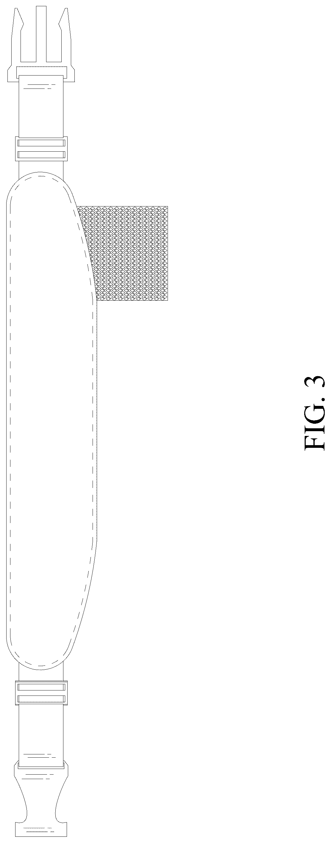 Patent USD1044265 Figure 3 – Fanny pack with exterior LED light