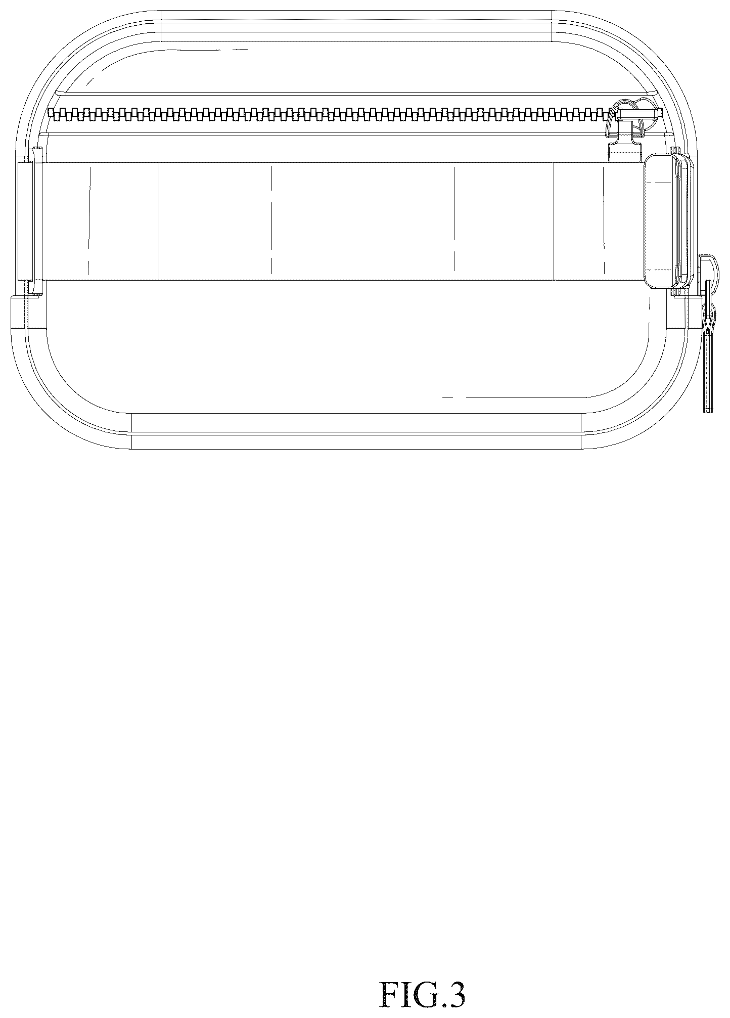 Patent USD1044266 Figure 3 – Waist pack
