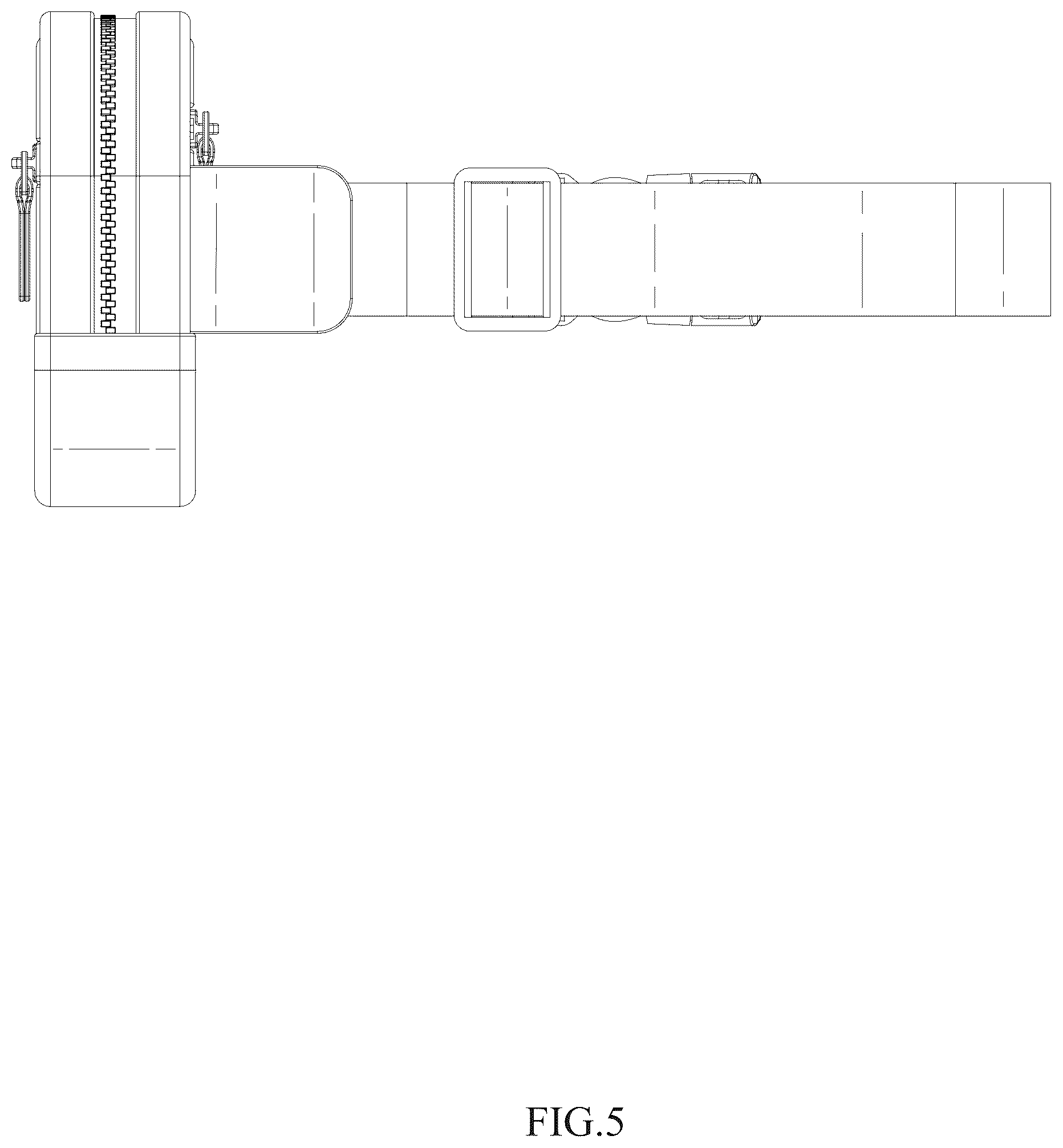 Patent USD1044266 Figure 5 – Waist pack