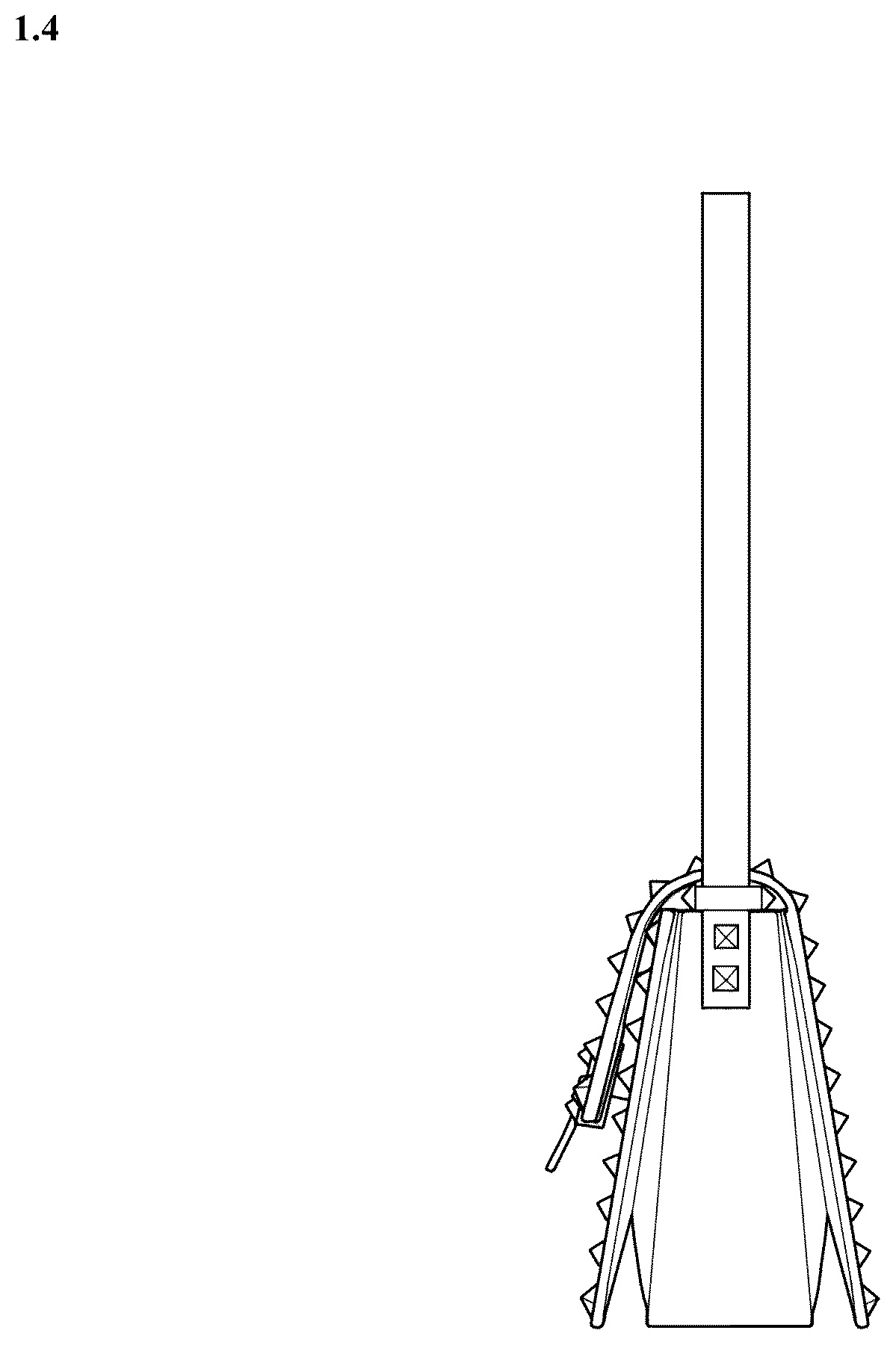 Patent USD1044268 Figure 4 – Bag