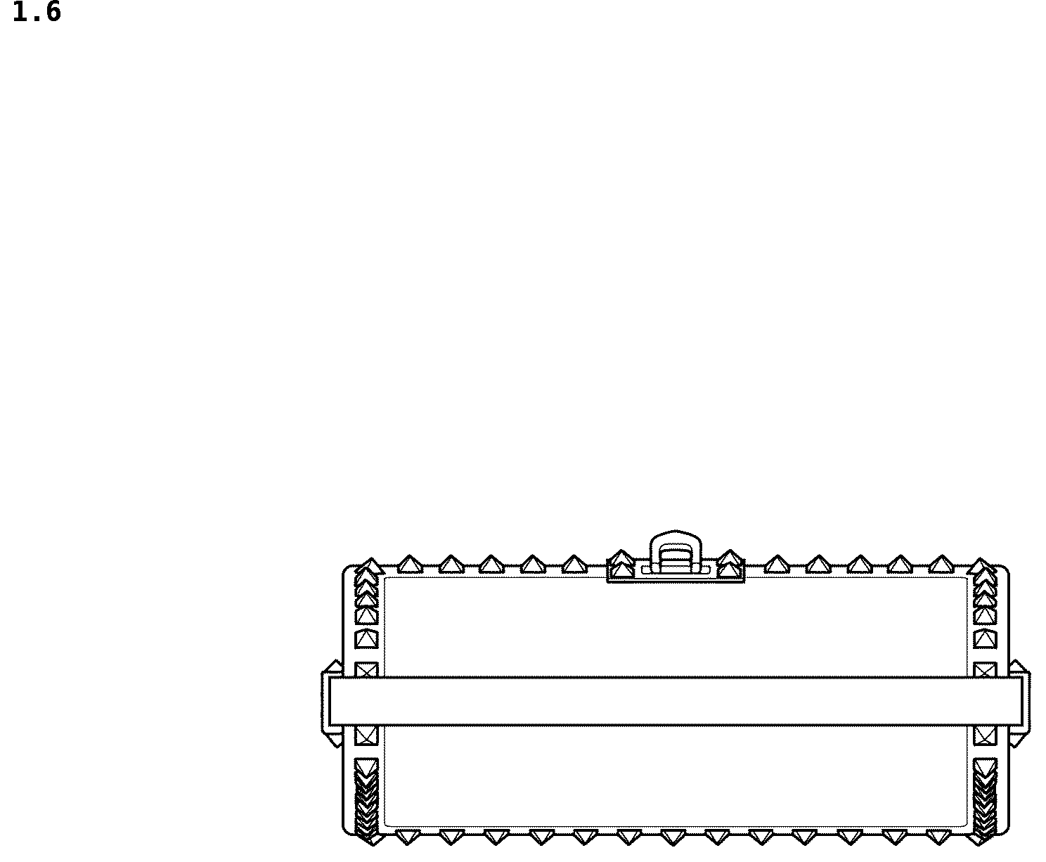 Patent USD1044268 Figure 6 – Bag