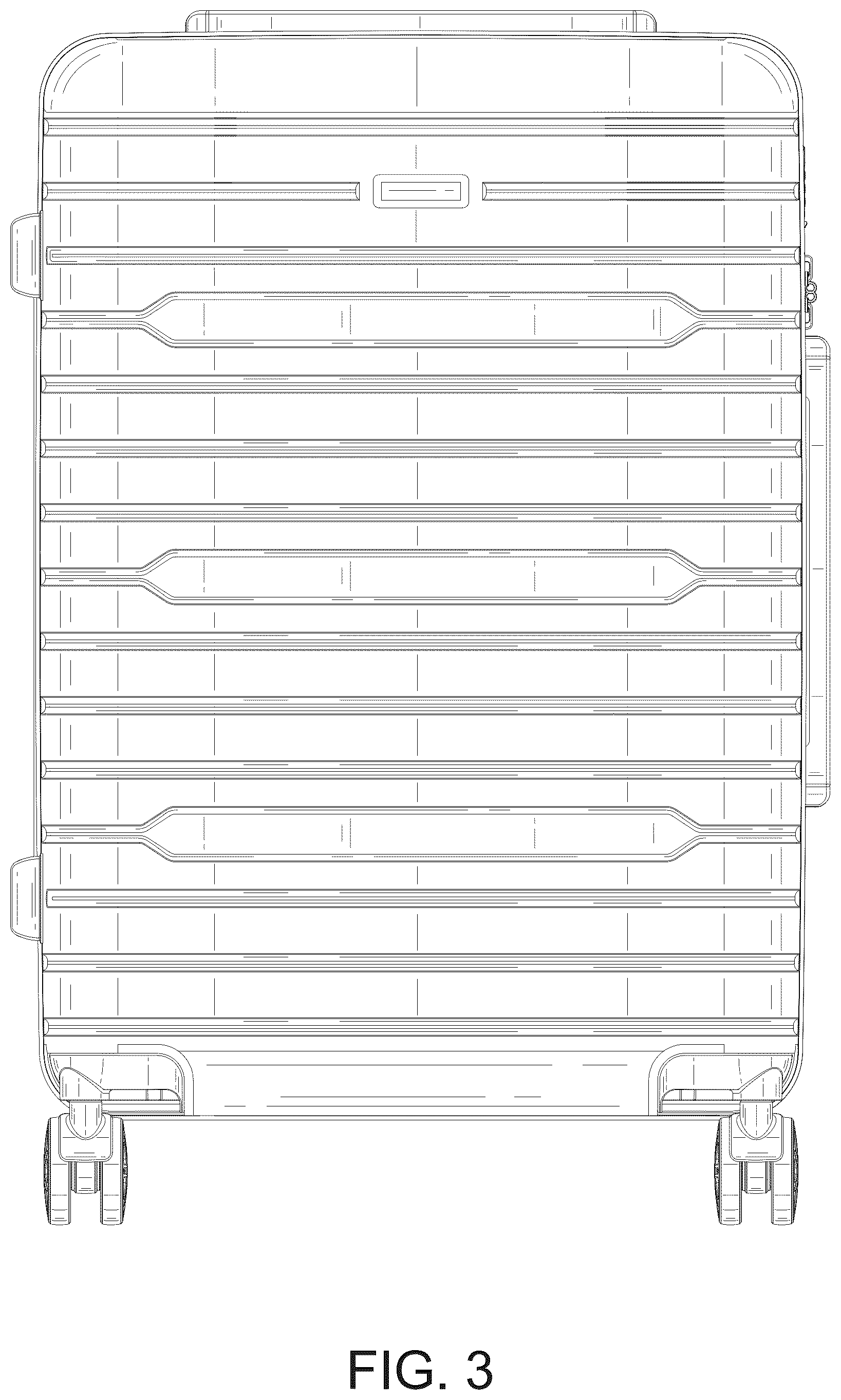 Patent USD1044272 Figure 3 – Trolley case