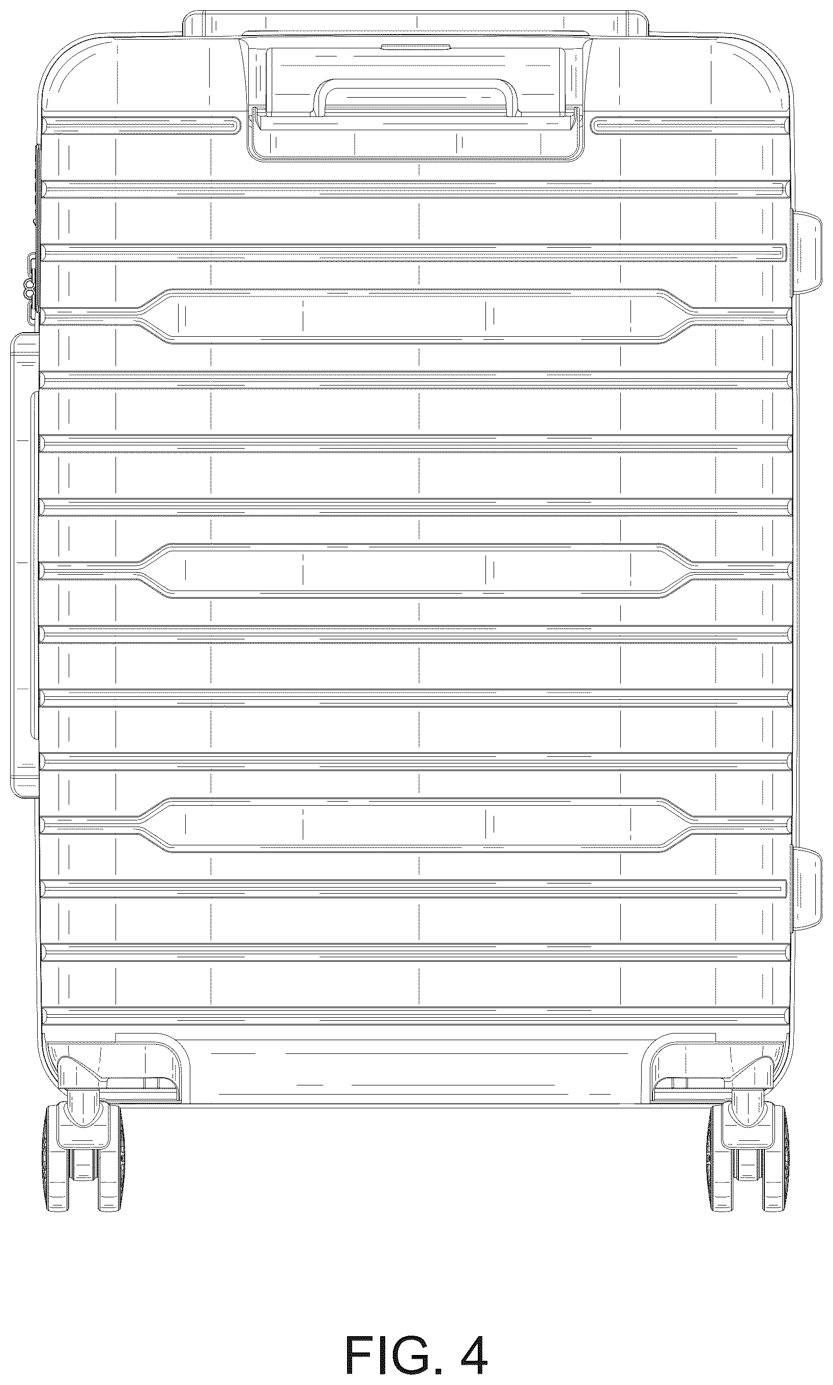 Patent USD1044272 Figure 4 – Trolley case