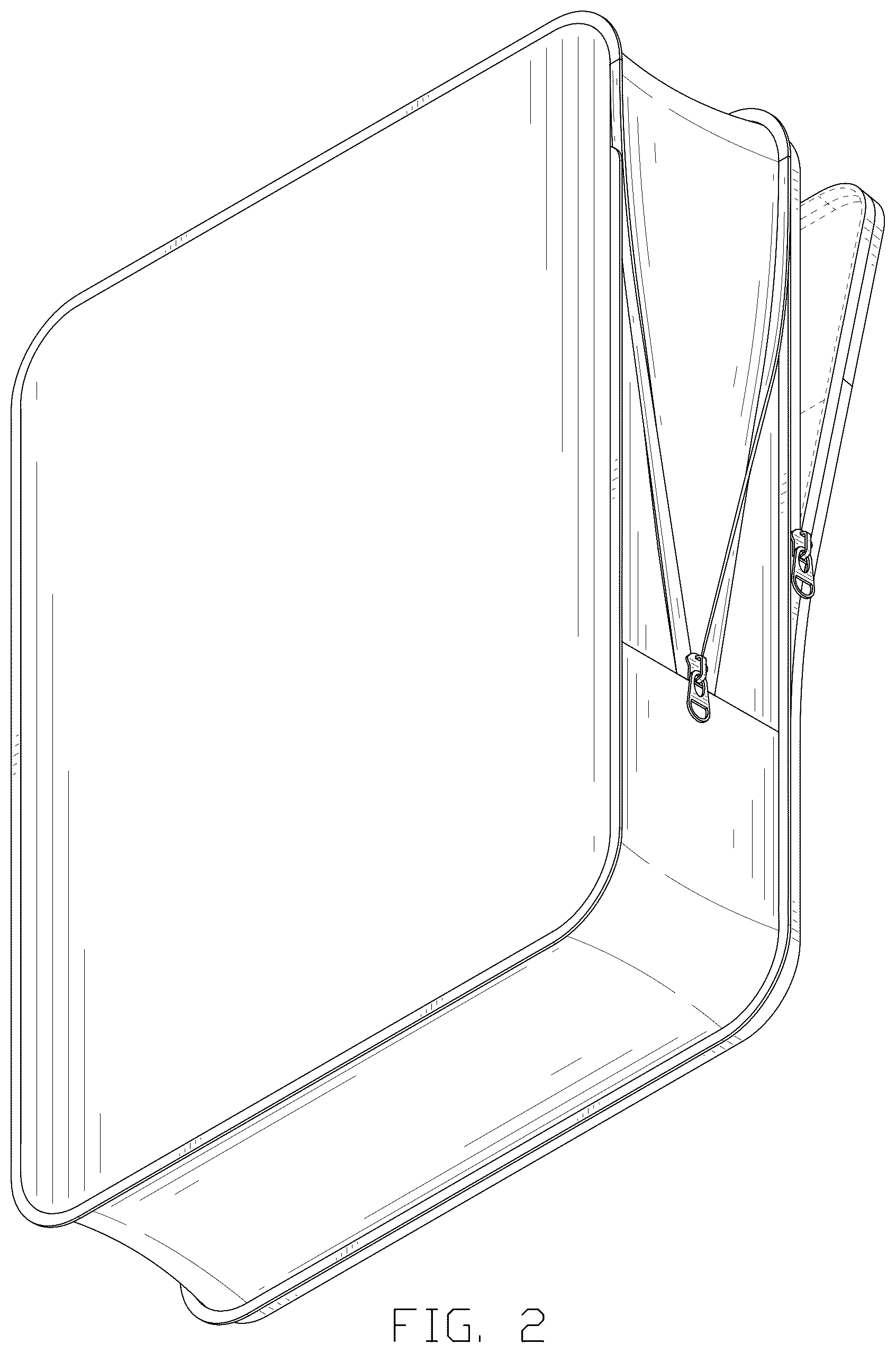 Patent USD1044273 Figure 2 – Storage bag