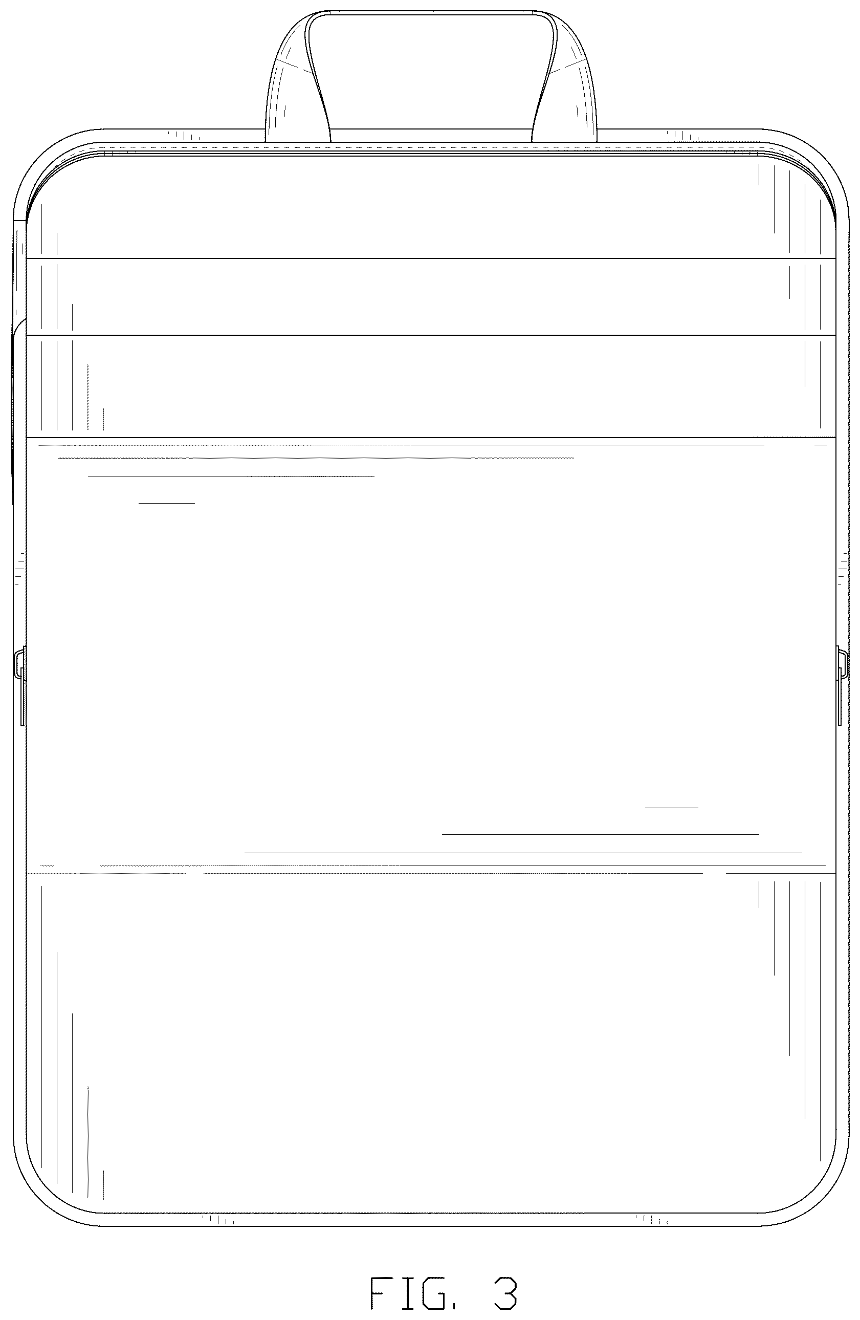 Patent USD1044273 Figure 3 – Storage bag