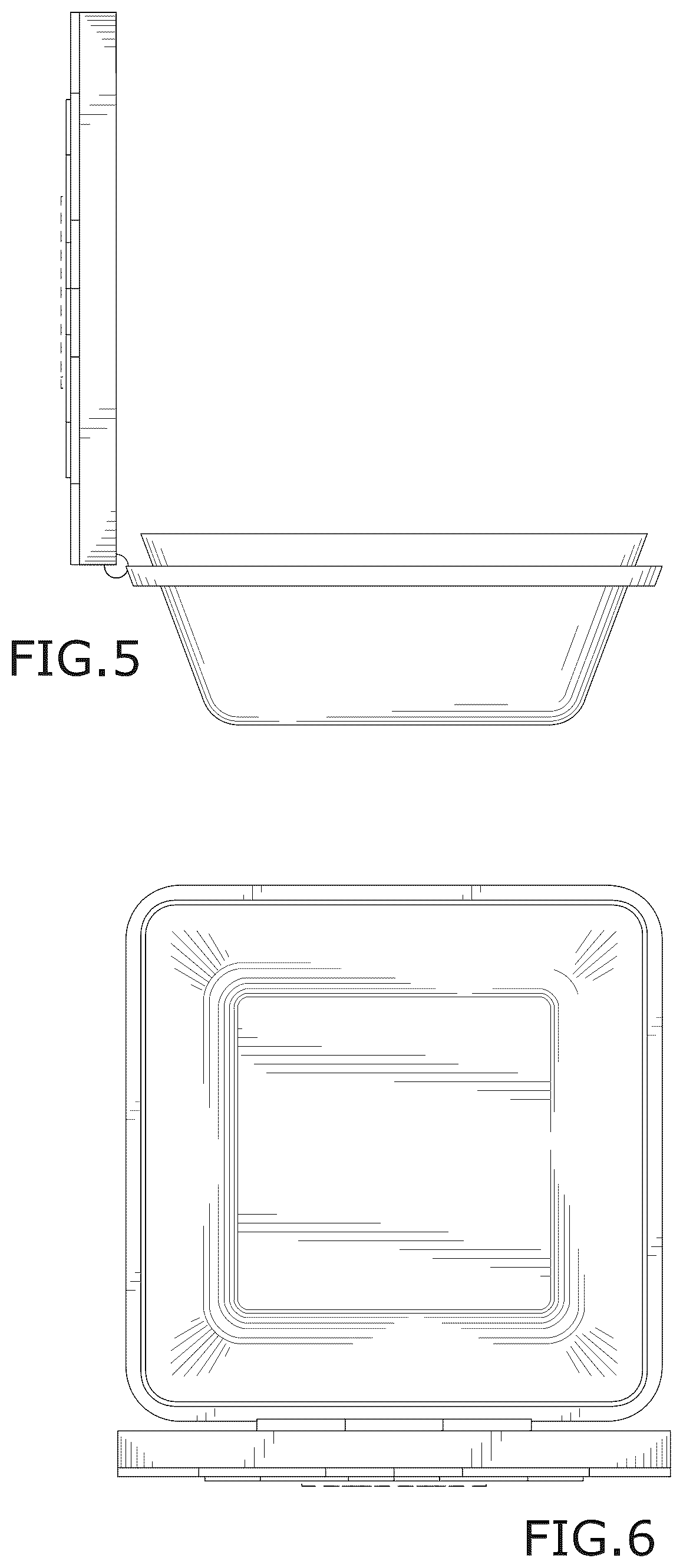 Patent USD1044274 Figure 3 – Container with floral lid