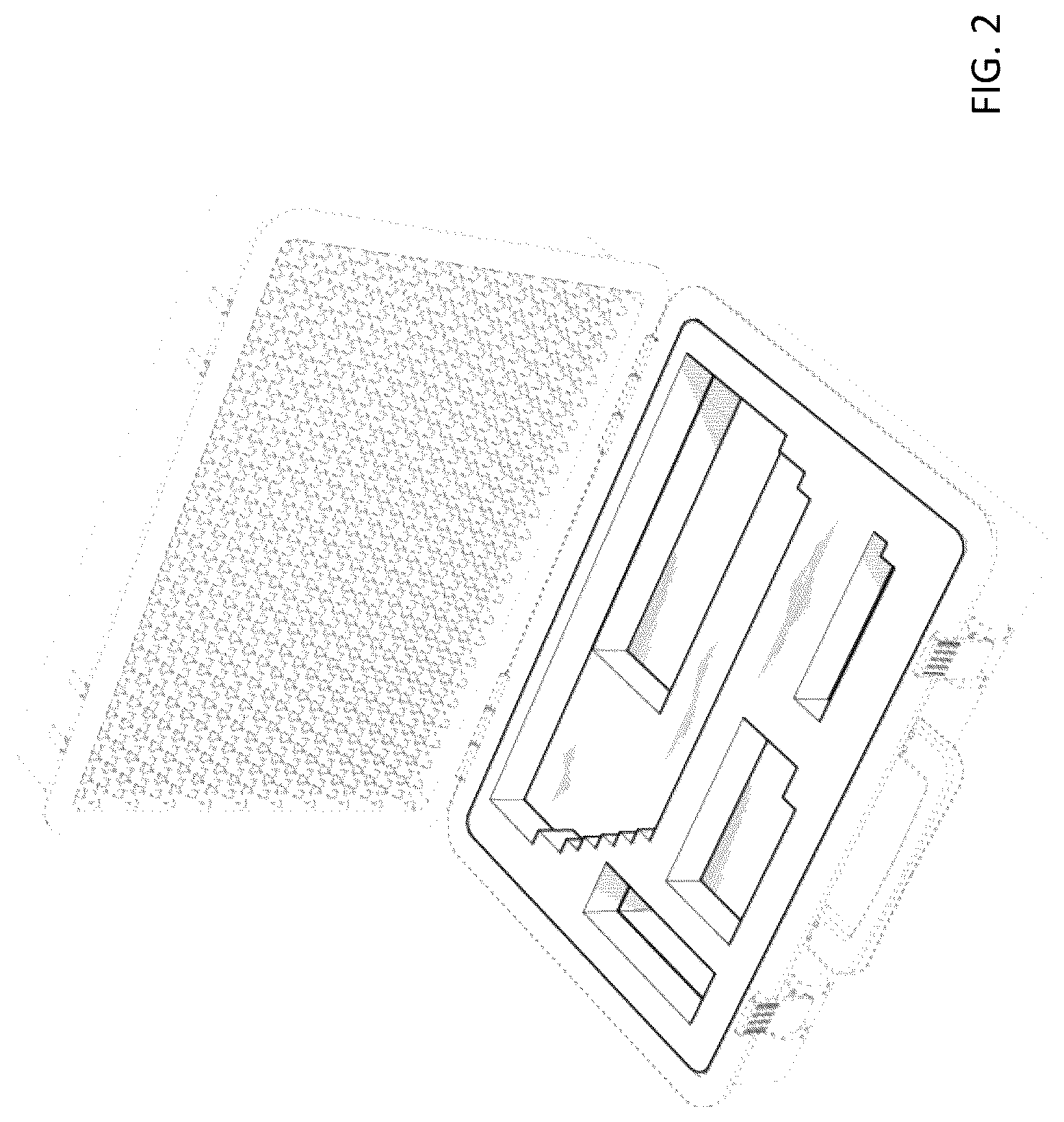 Patent USD1044275 Figure 2 – Combination artificial turf sample kit and instruction sheets