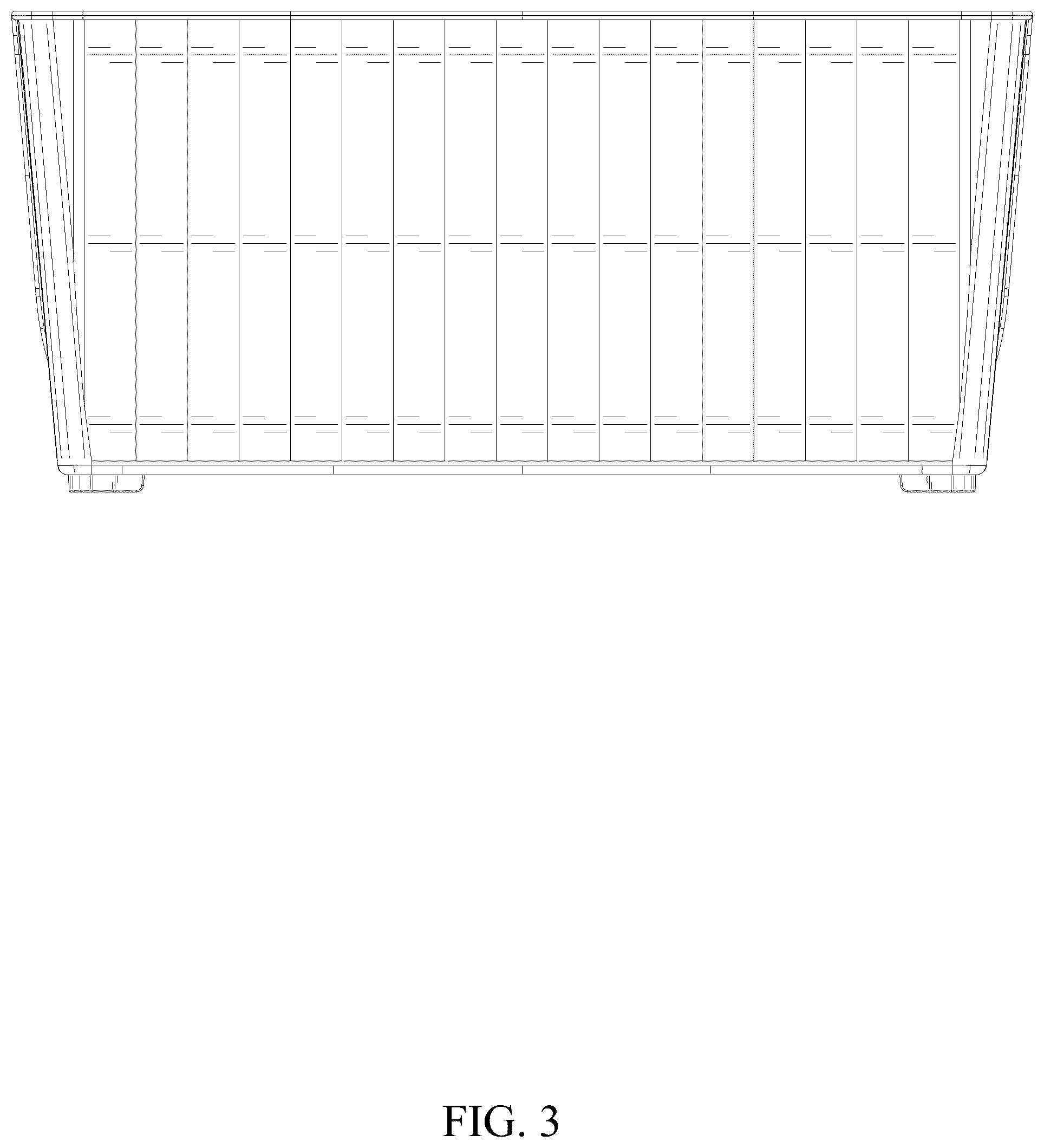 Patent USD1044277 Figure 3 – Storage box
