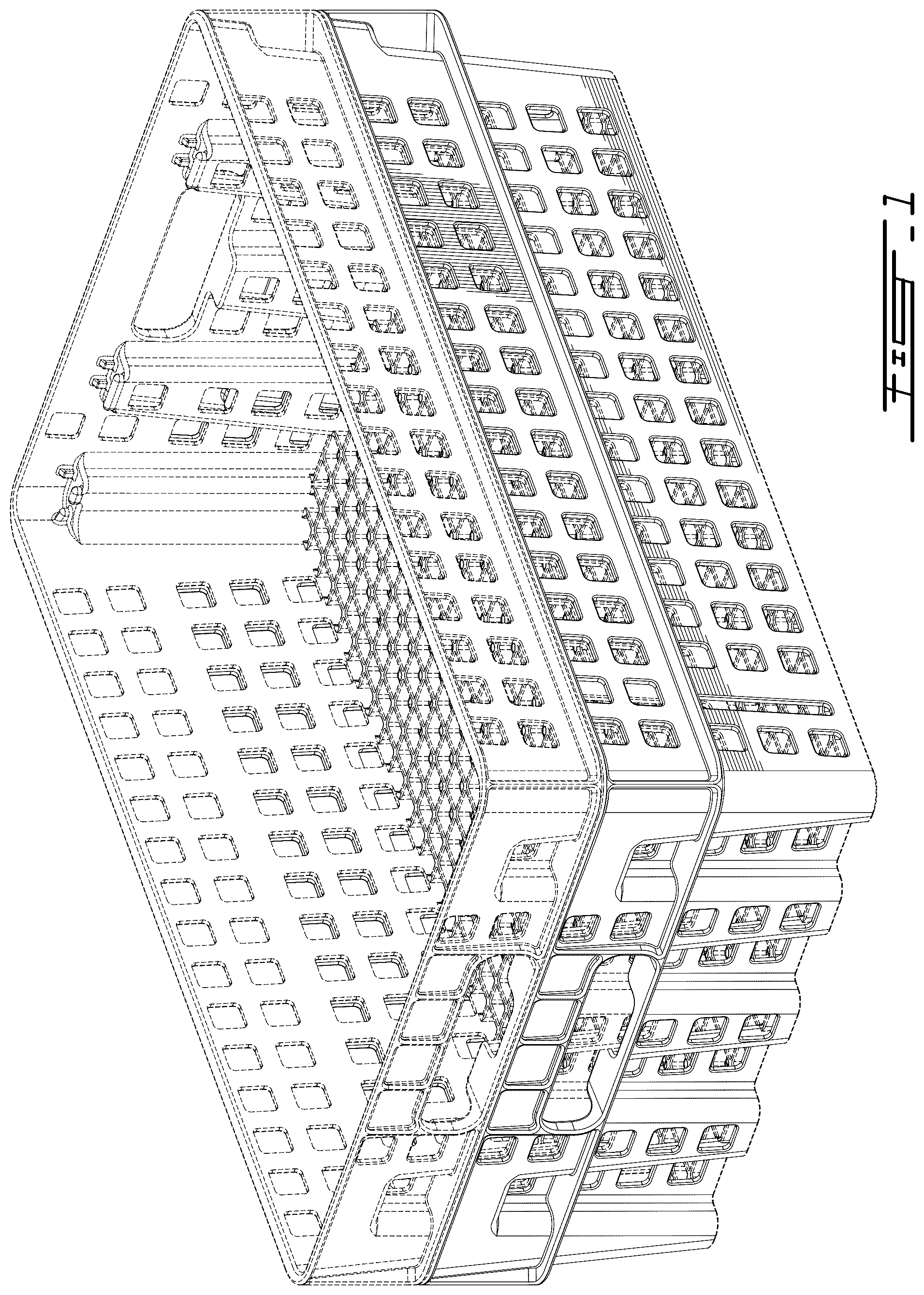 Patent USD1044278 Figure 1 – Crate