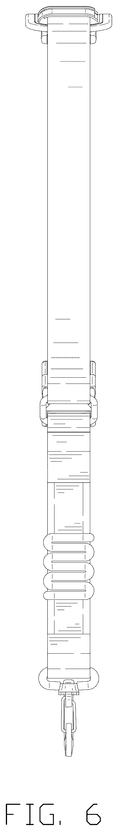 Patent USD1044282 Figure 6 – Padded shoulder sling strap