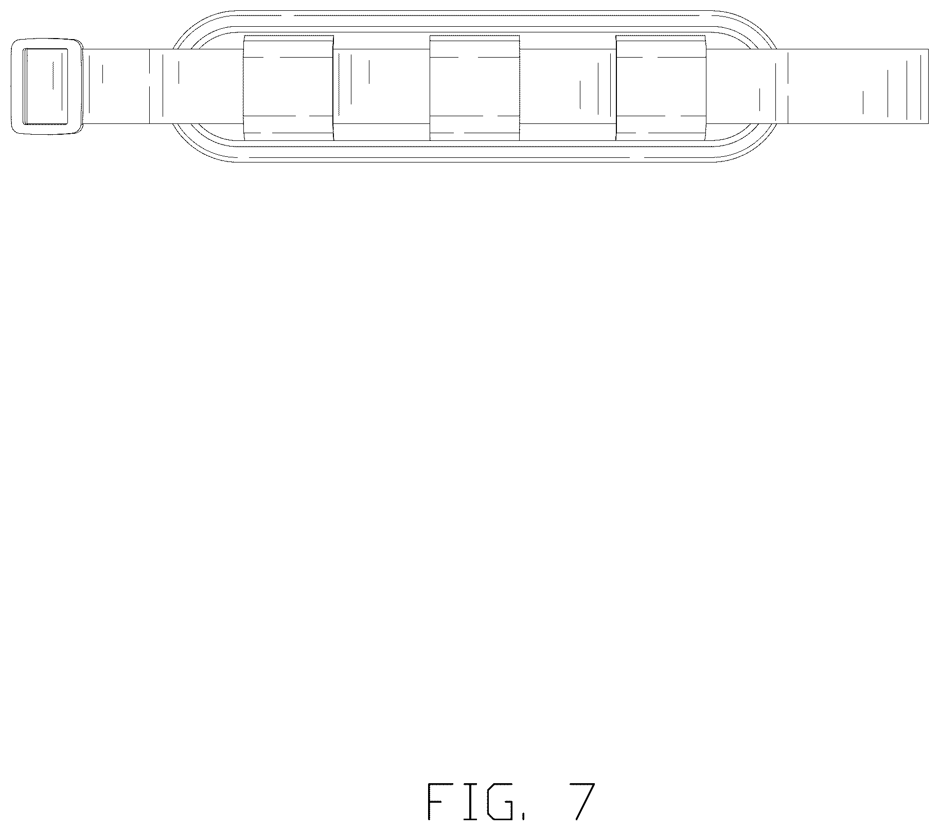 Patent USD1044282 Figure 7 – Padded shoulder sling strap