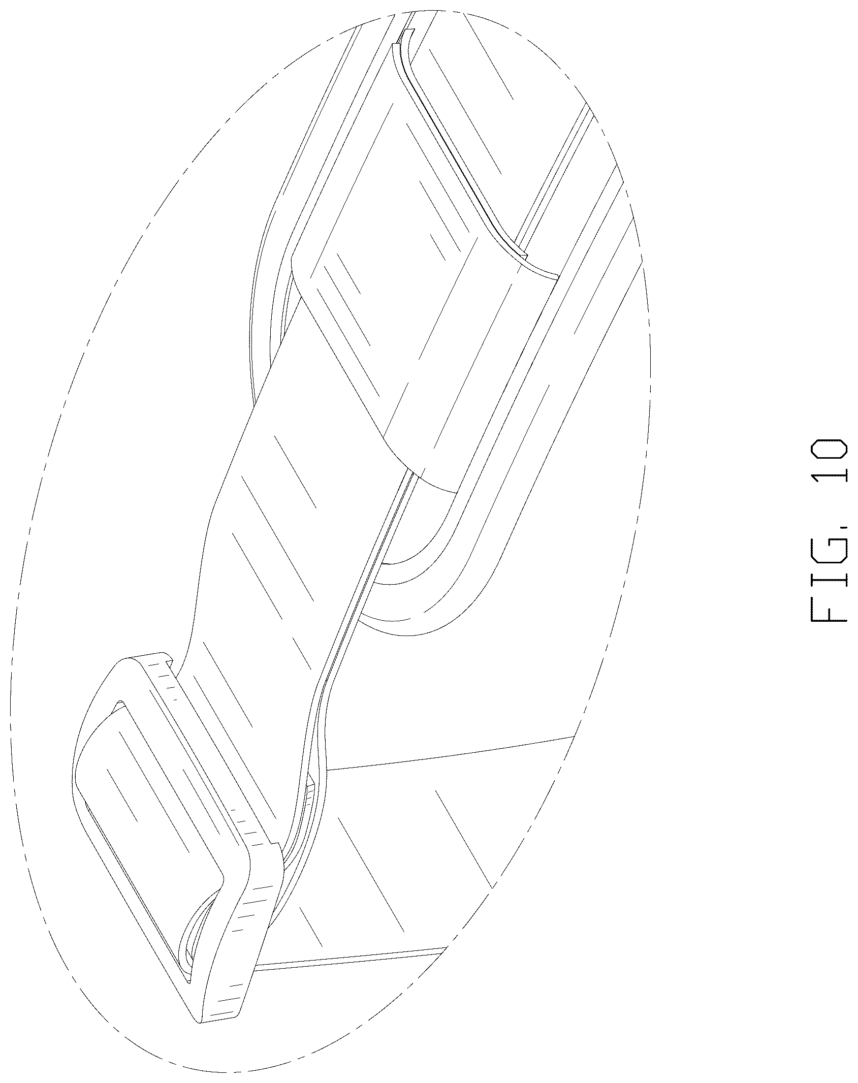 Patent USD1044282 Figure 10 – Padded shoulder sling strap