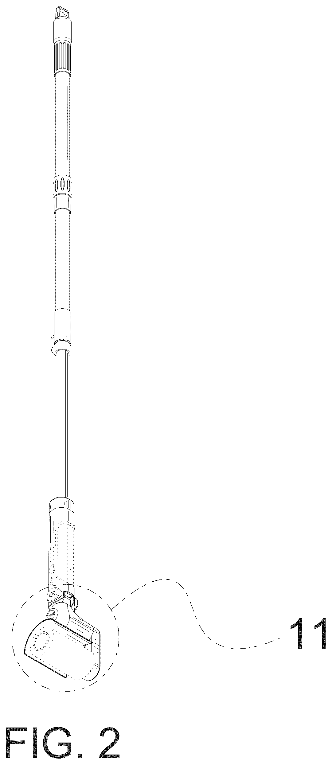 Patent USD1044288 Figure 2 – Cleaning brush