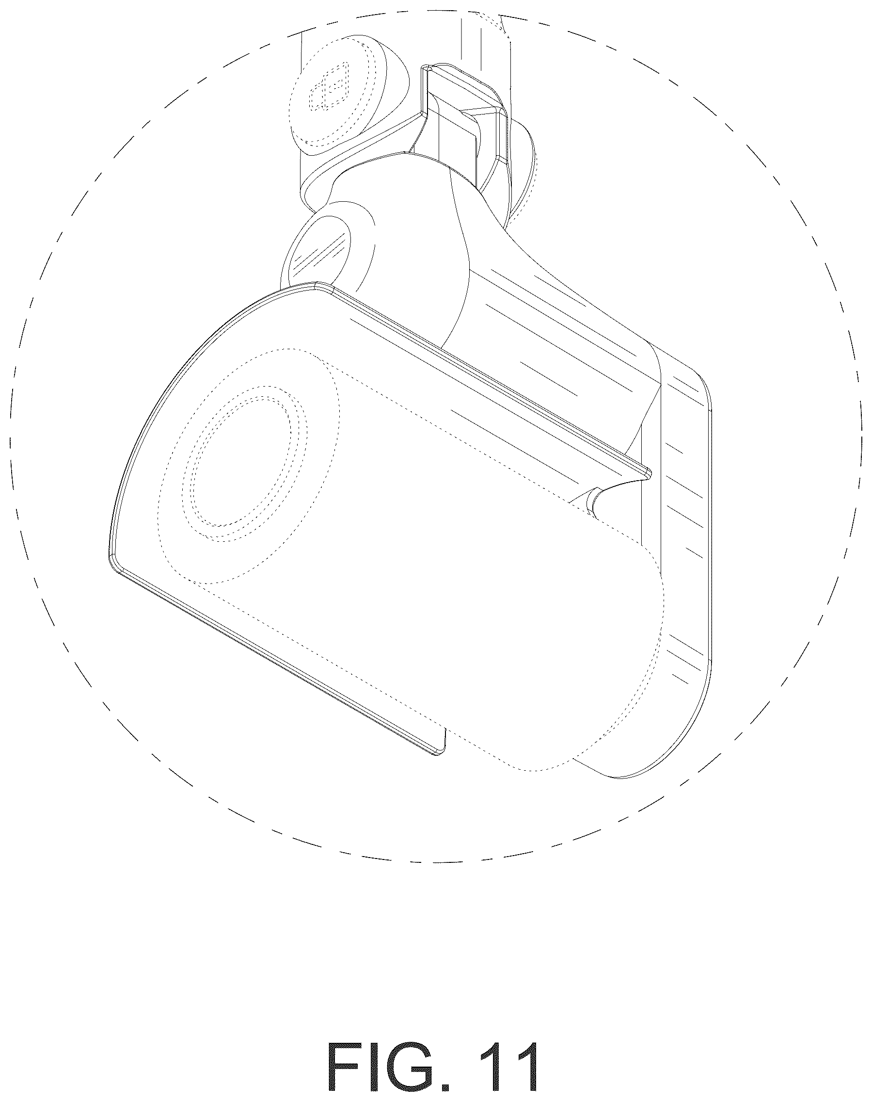Patent USD1044288 Figure 11 – Cleaning brush