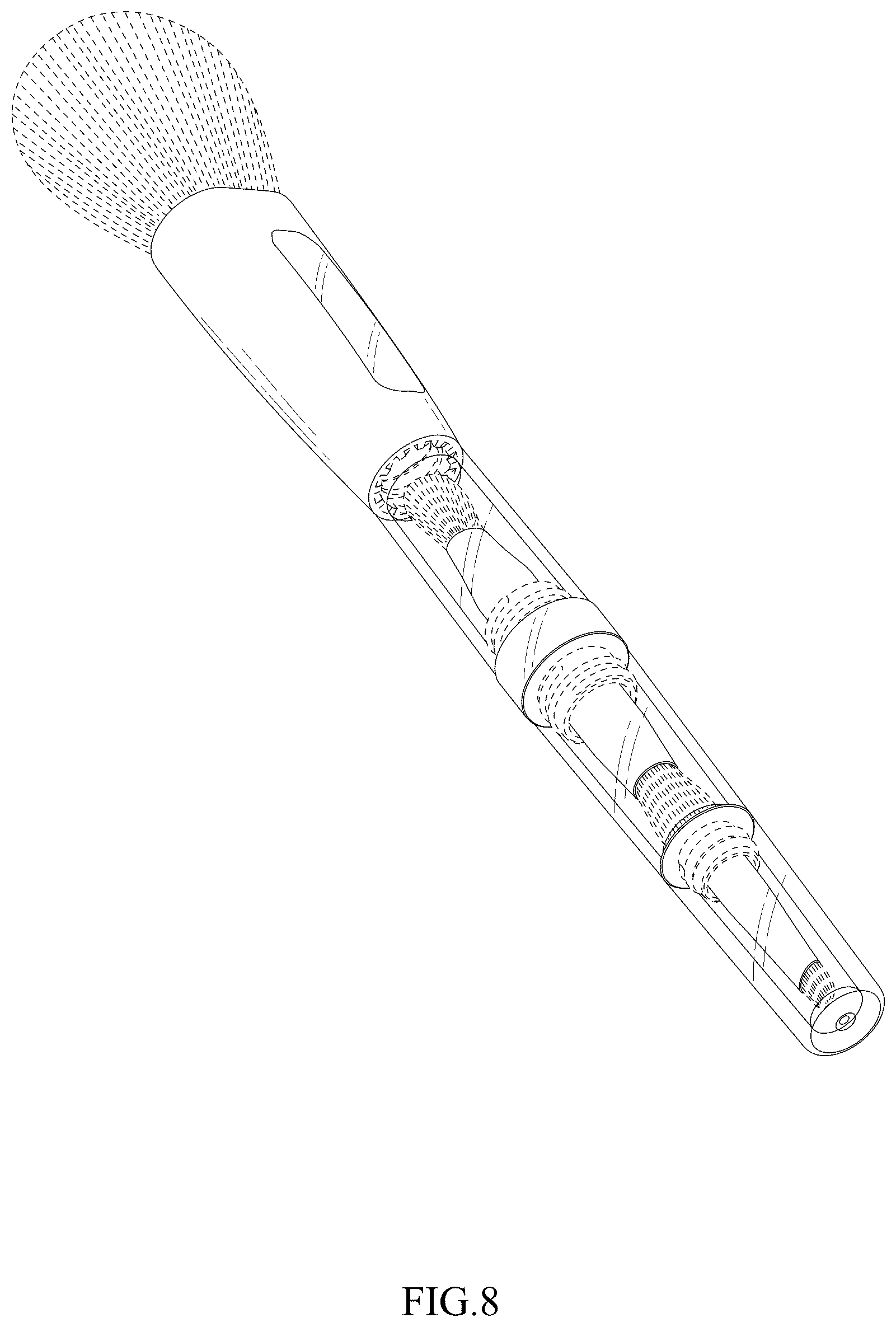 Patent USD1044290 Figure 8 – Cosmetic brush