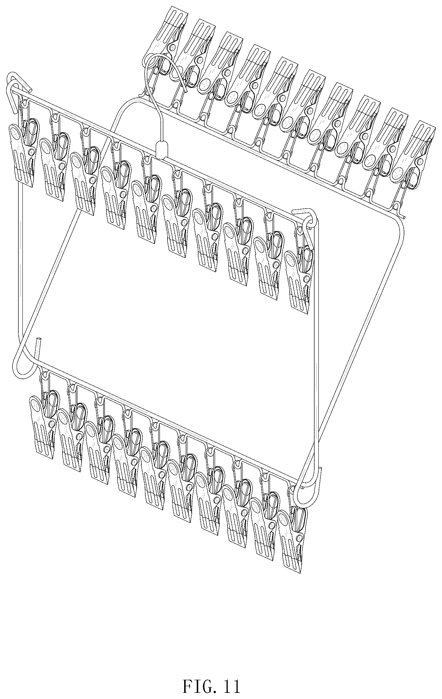 Patent USD1044293 Figure 11 – Hat hanger