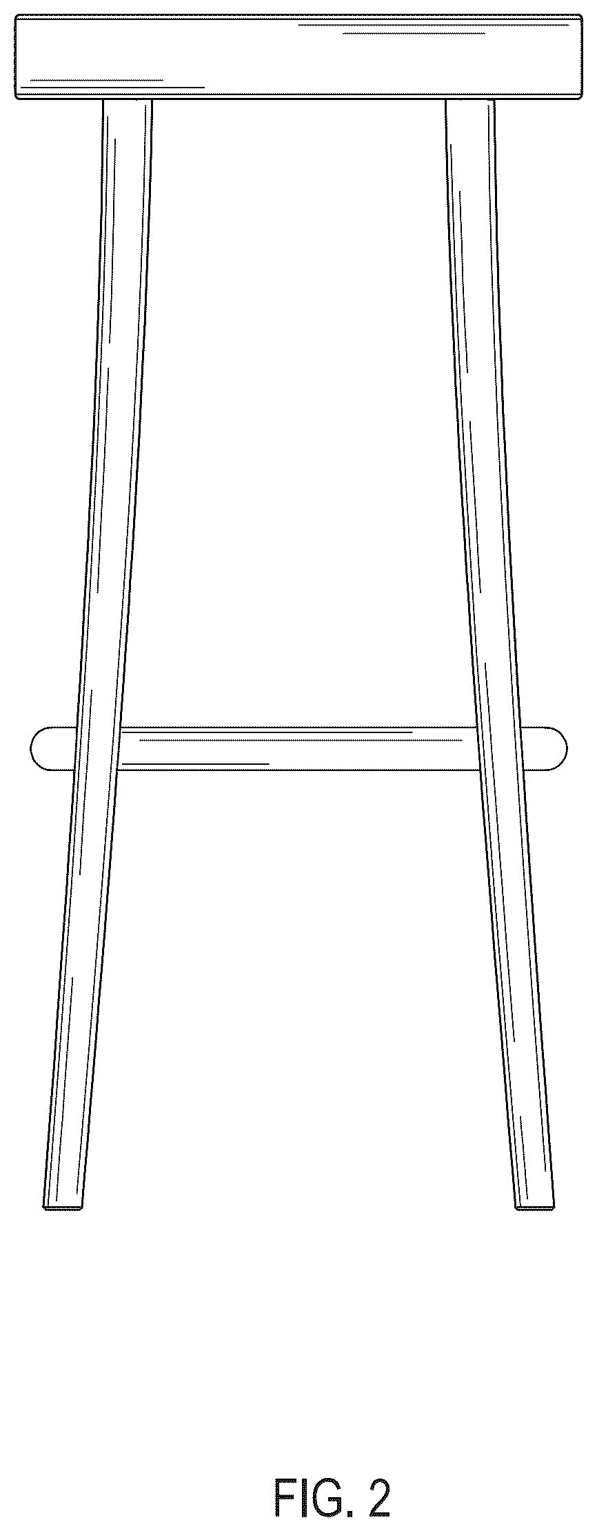 Patent USD1044294 Figure 2 – Barstool