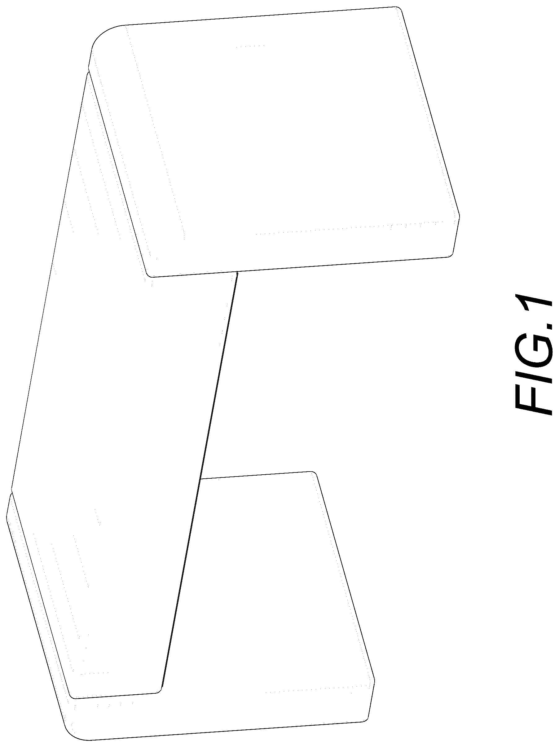 Patent USD1044295 Figure 1 – Shoe stool