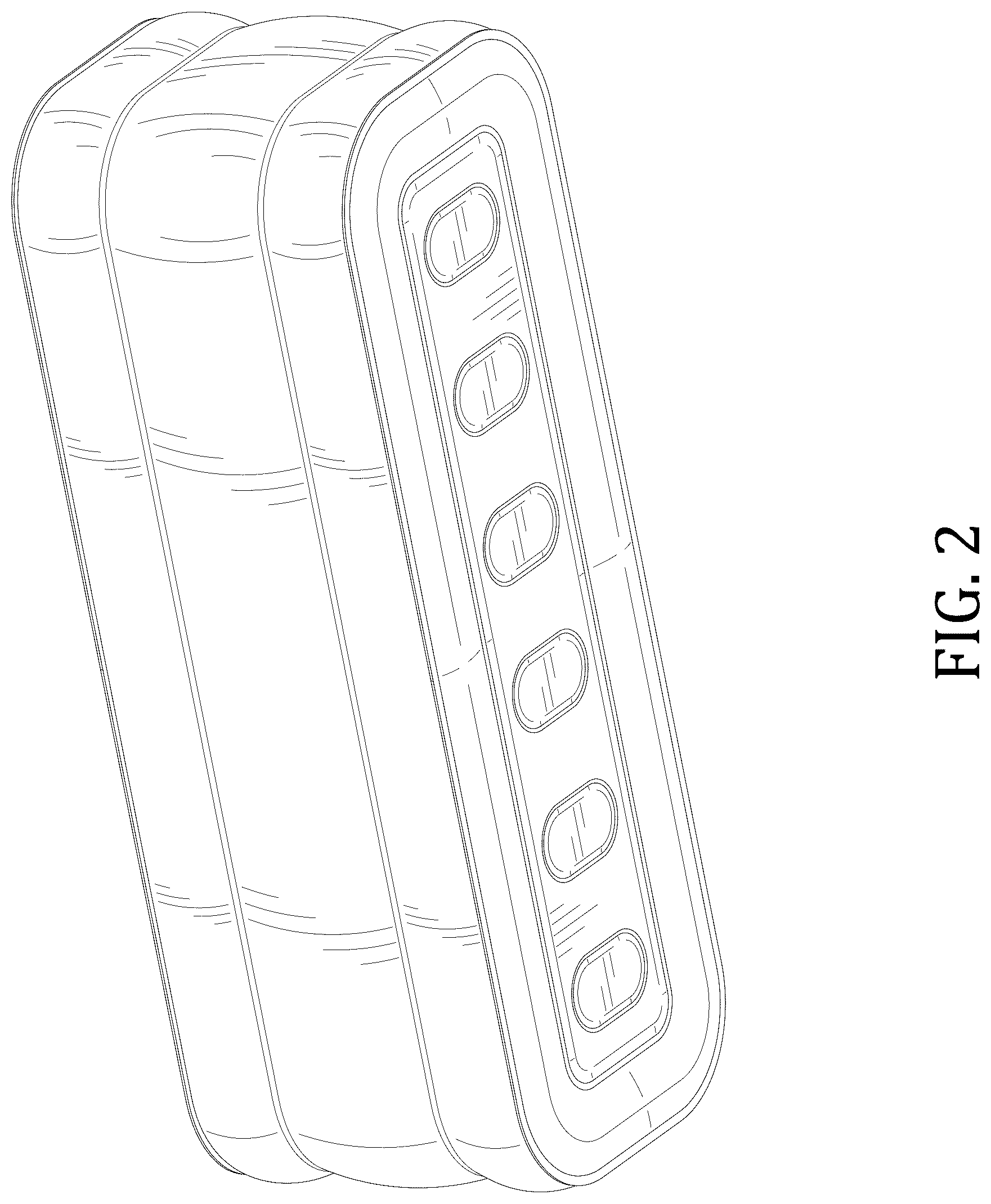 Patent USD1044296 Figure 2 – Inflatable ottoman