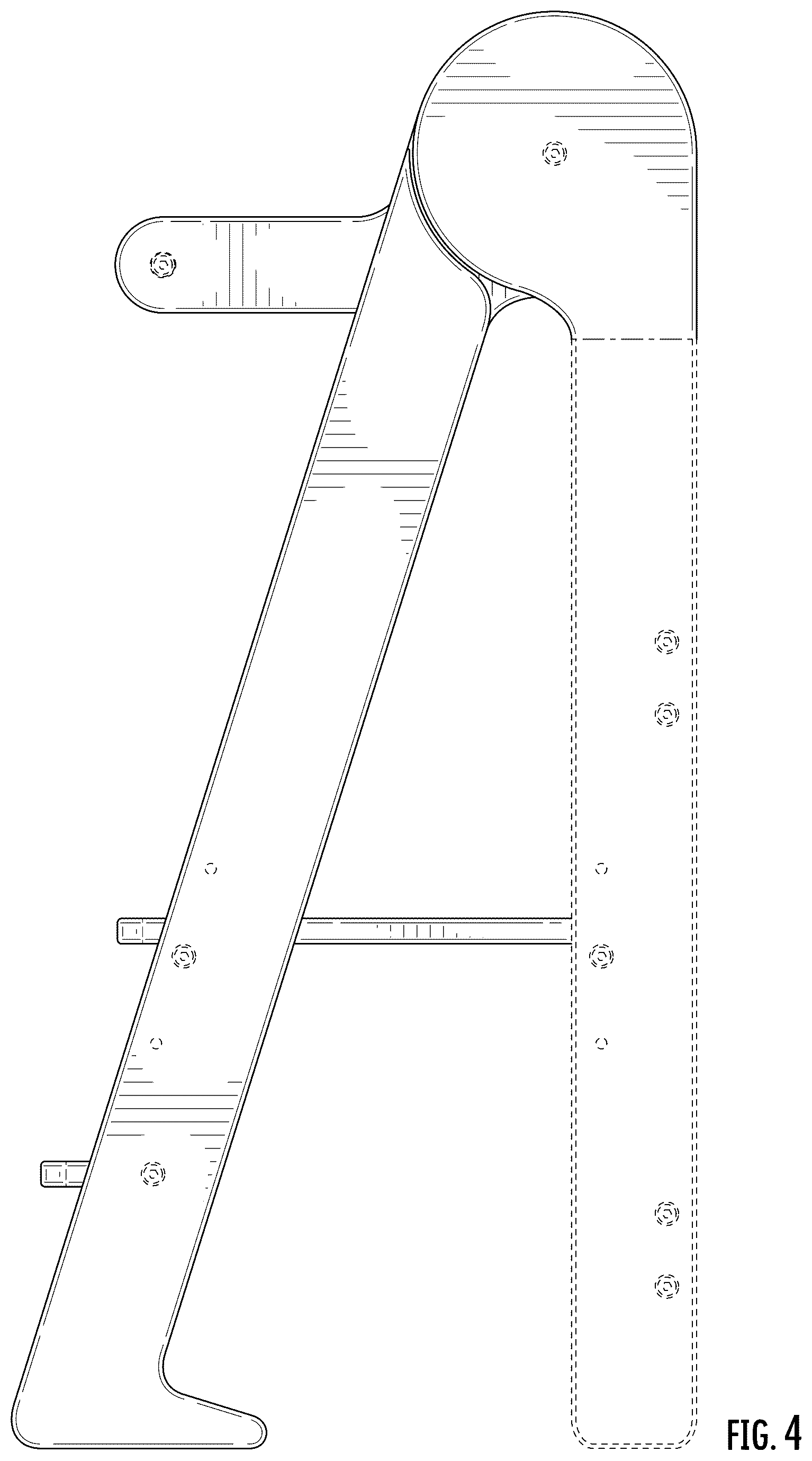 Patent USD1044298 Figure 4 – Ladder for children