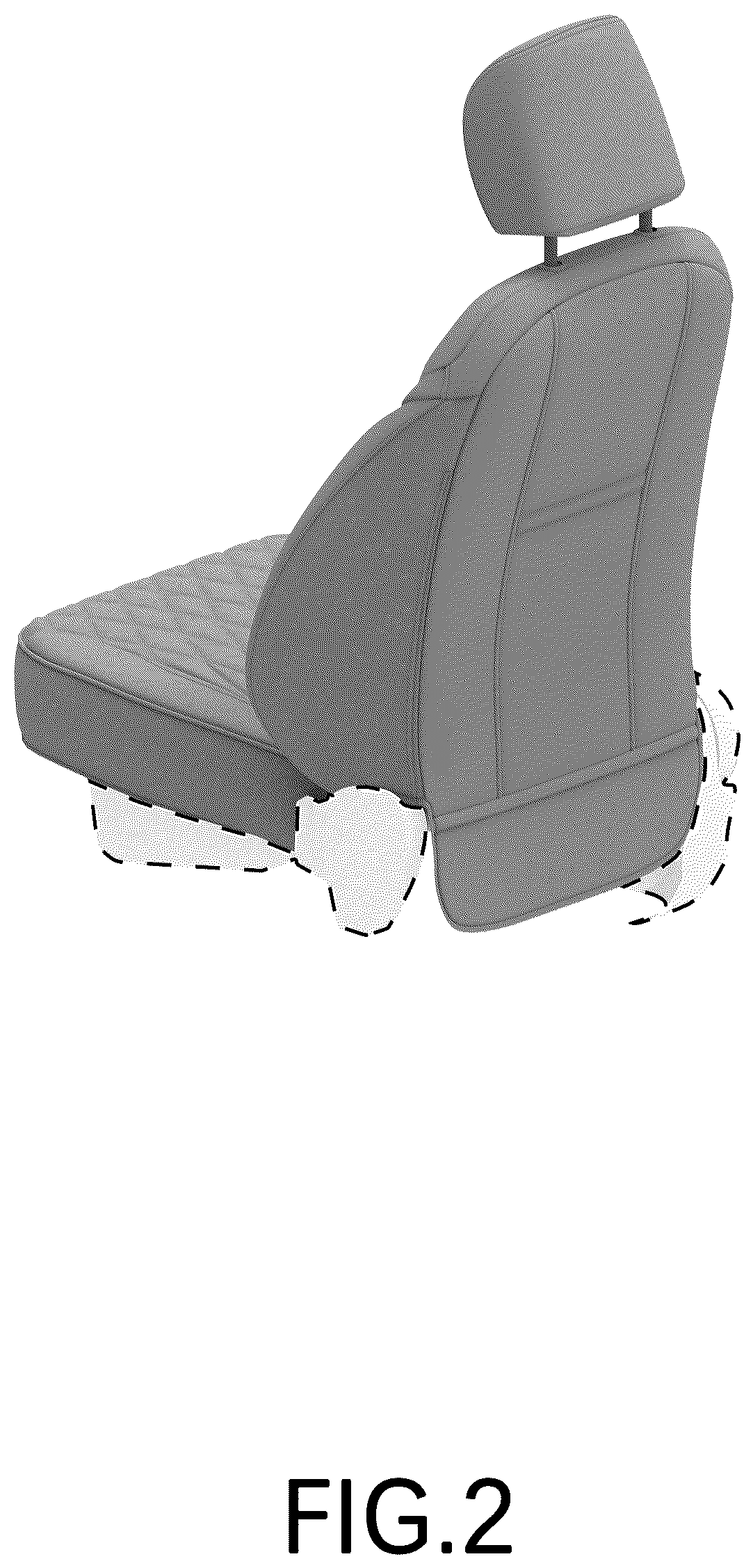 Patent USD1044300 Figure 2 – Car seat