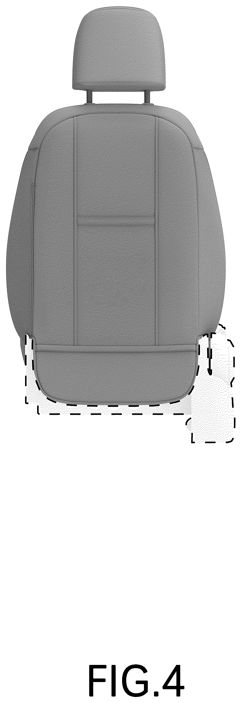 Patent USD1044300 Figure 4 – Car seat
